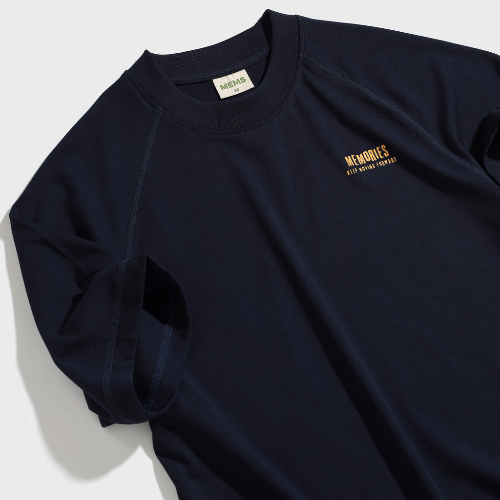 The Good Old Days oversized raglan Navy