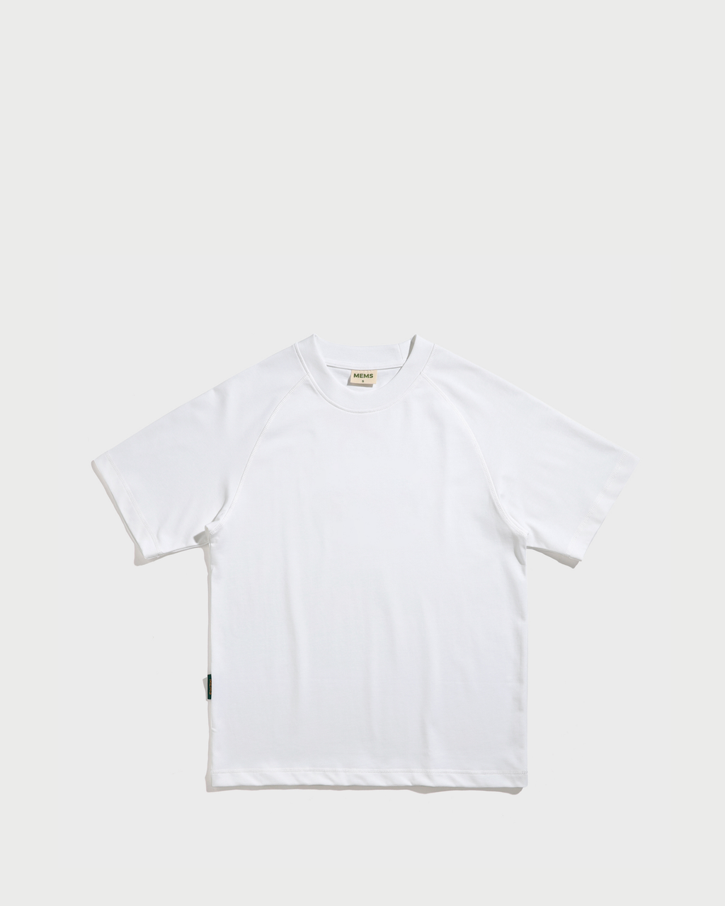 Solid oversized raglan White