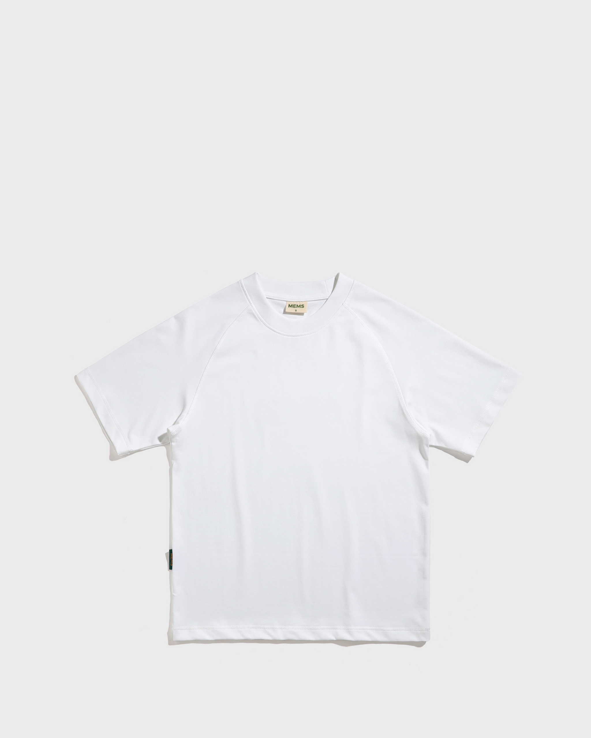 Solid oversized raglan White