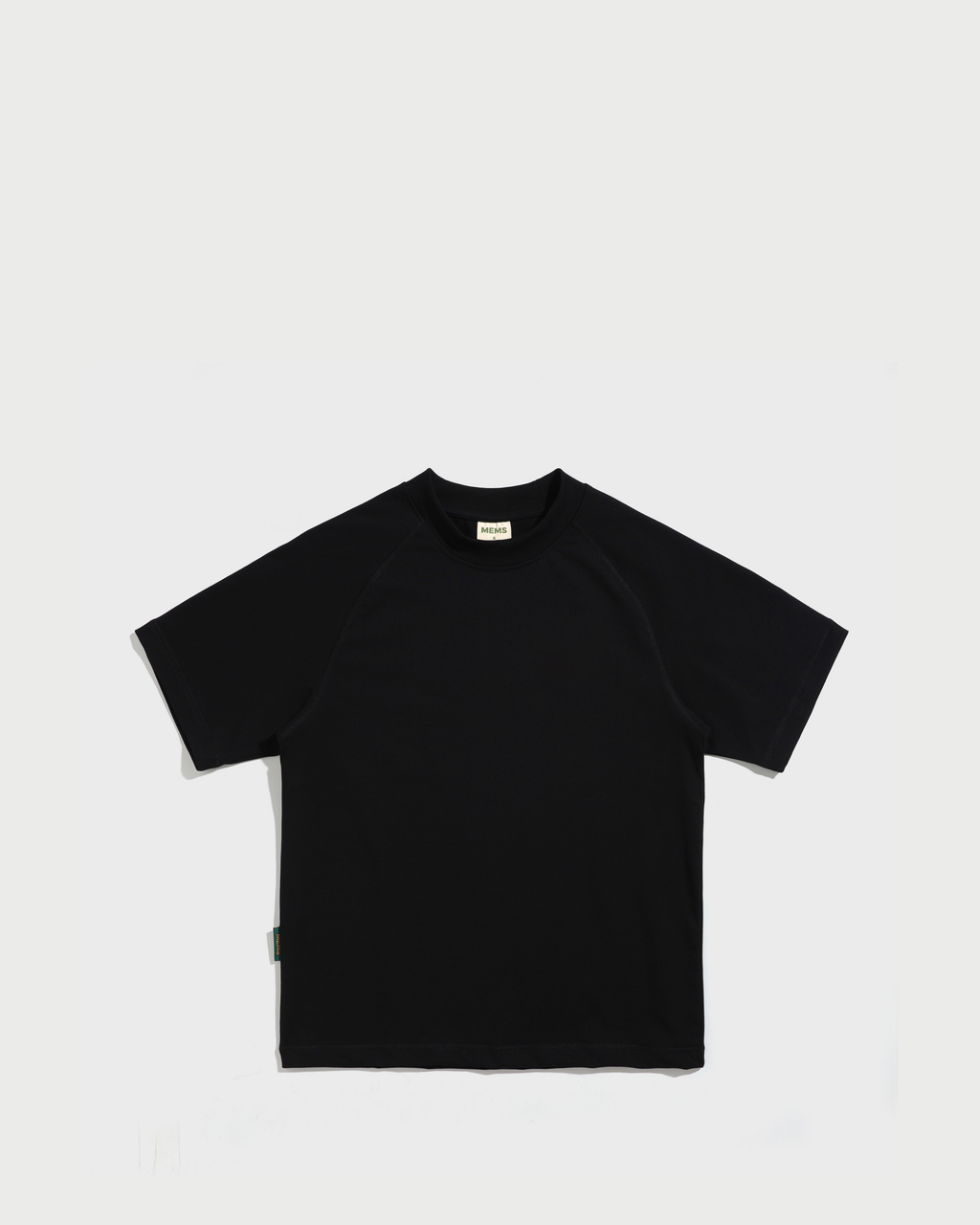 Solid oversized raglan Black