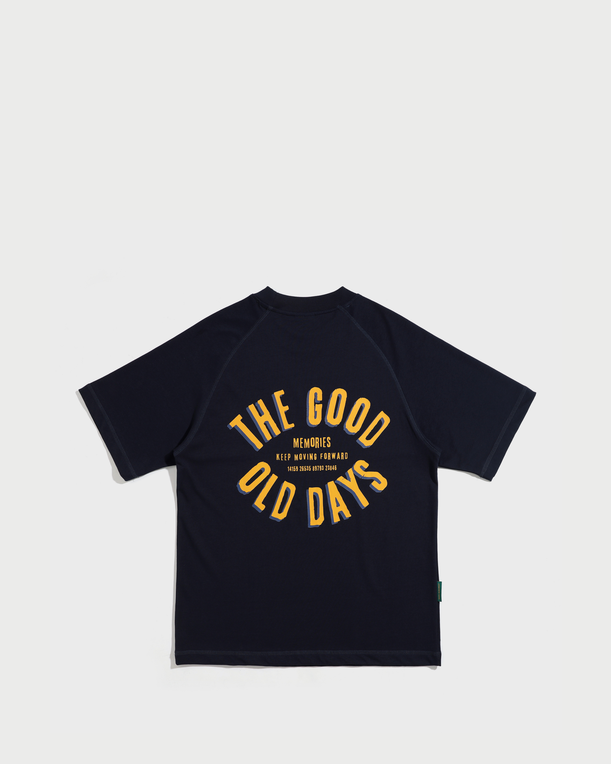 The Good Old Days oversized raglan Navy