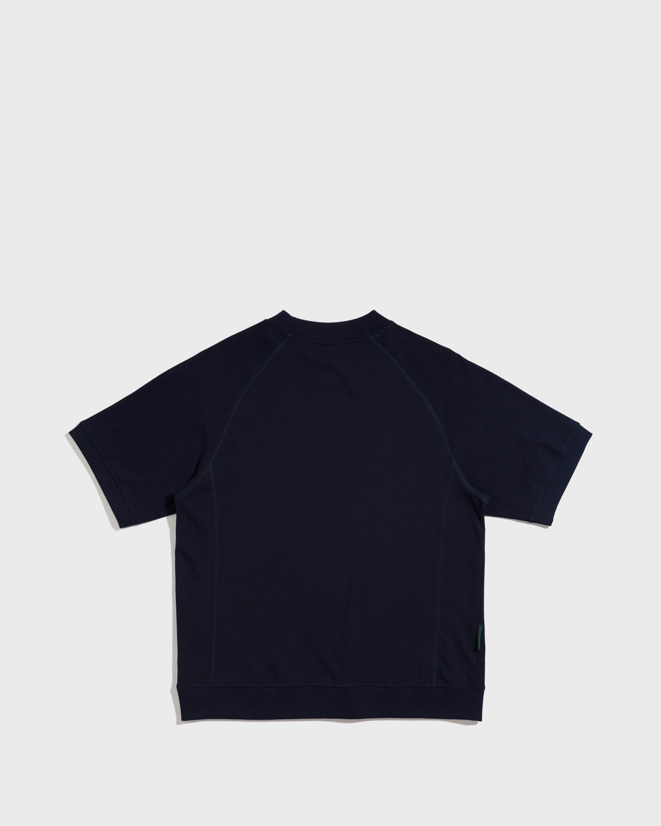 Melting oversized short sleeve sweatshirt Dark Blue