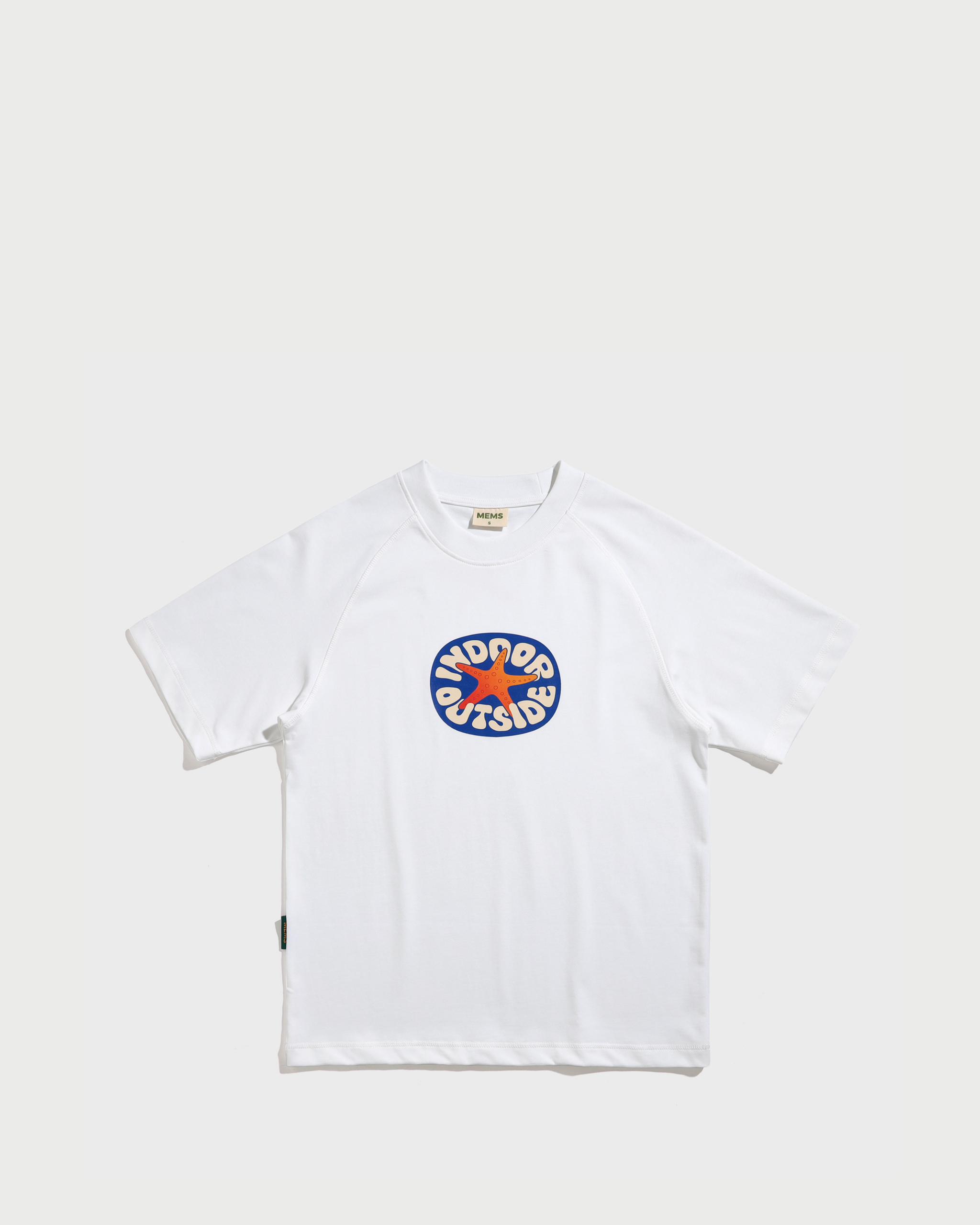 Inside Out oversized raglan White Cream