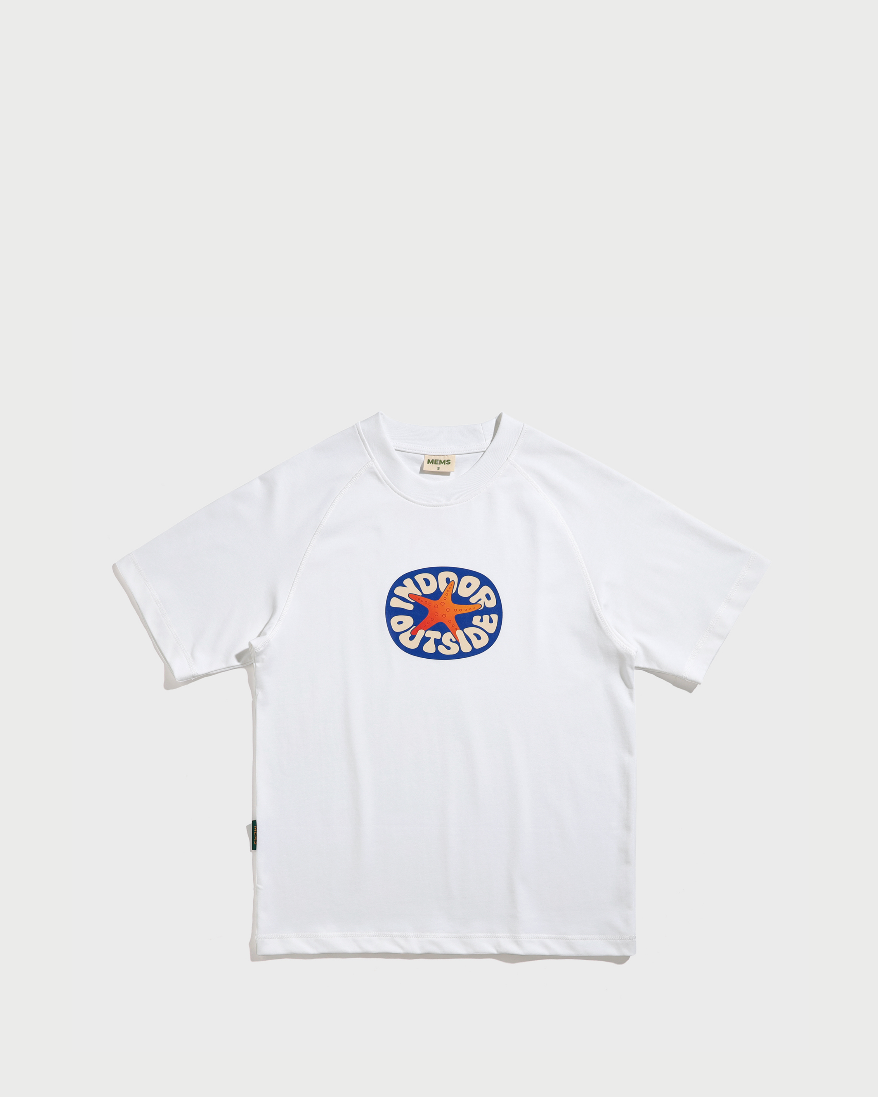 Inside Out oversized raglan White Cream