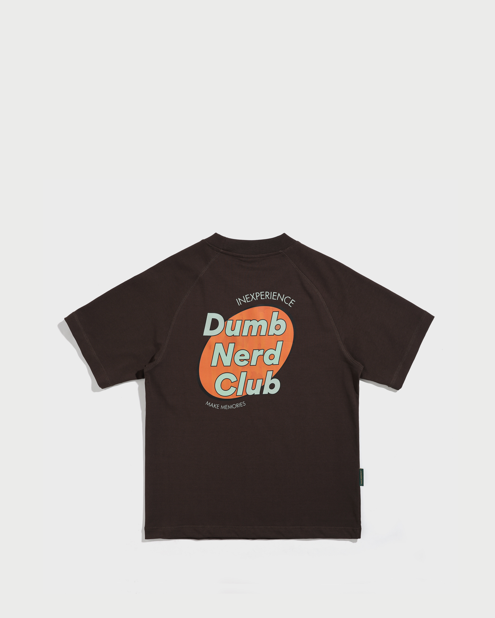 Dumb Nerd Club oversized raglan Espresso