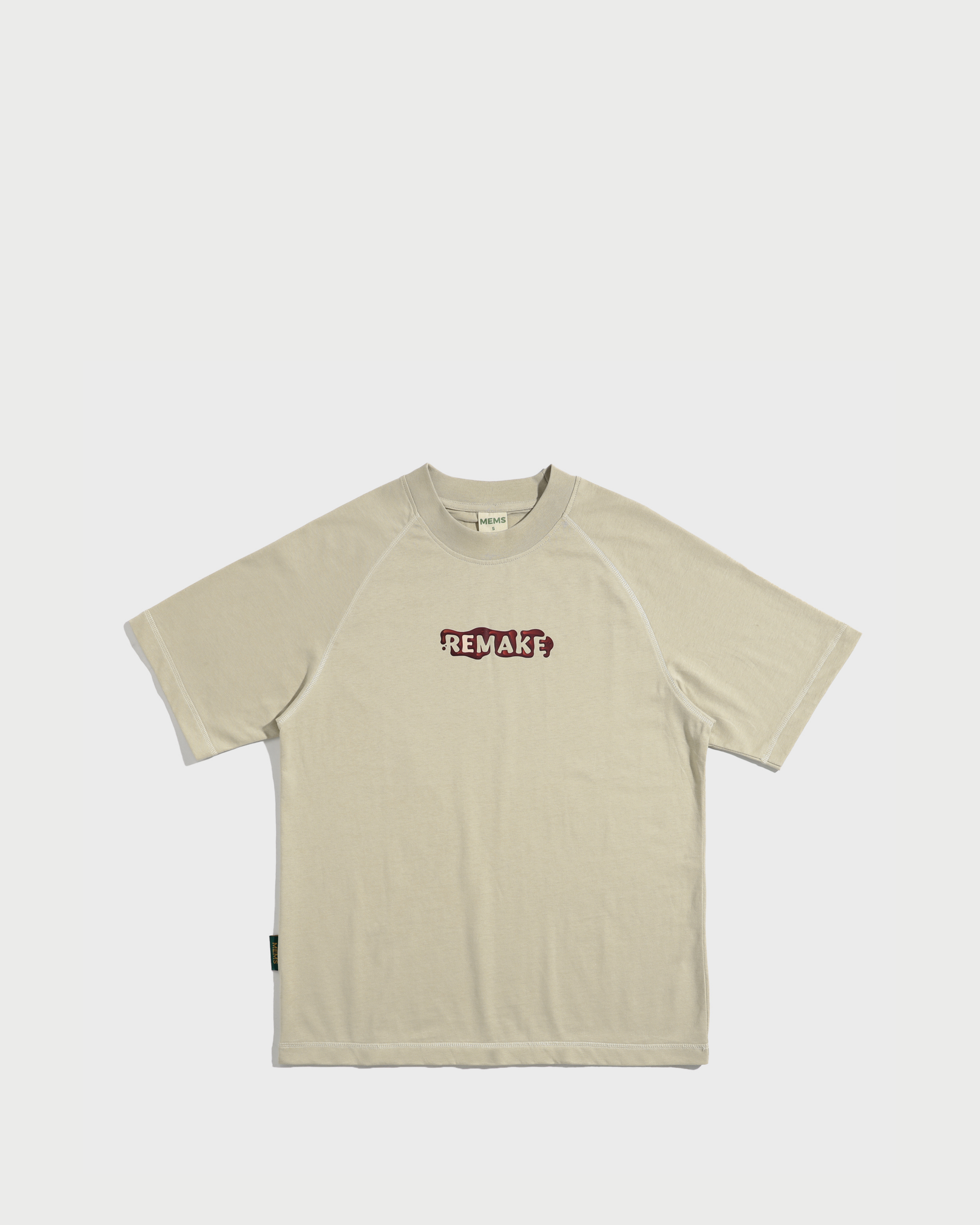 Remake oversized raglan Champagne Beige