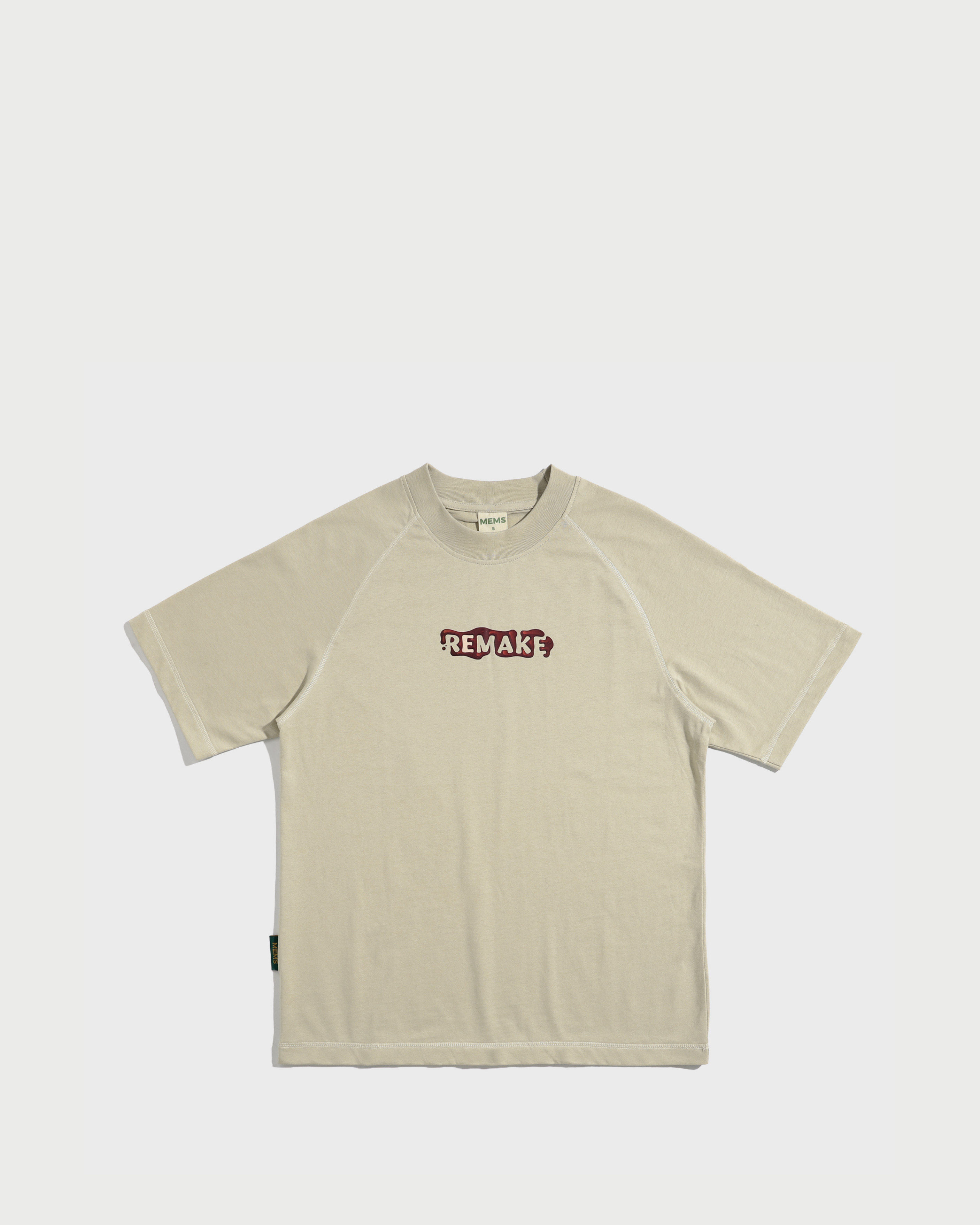 Remake oversized raglan Champagne Beige