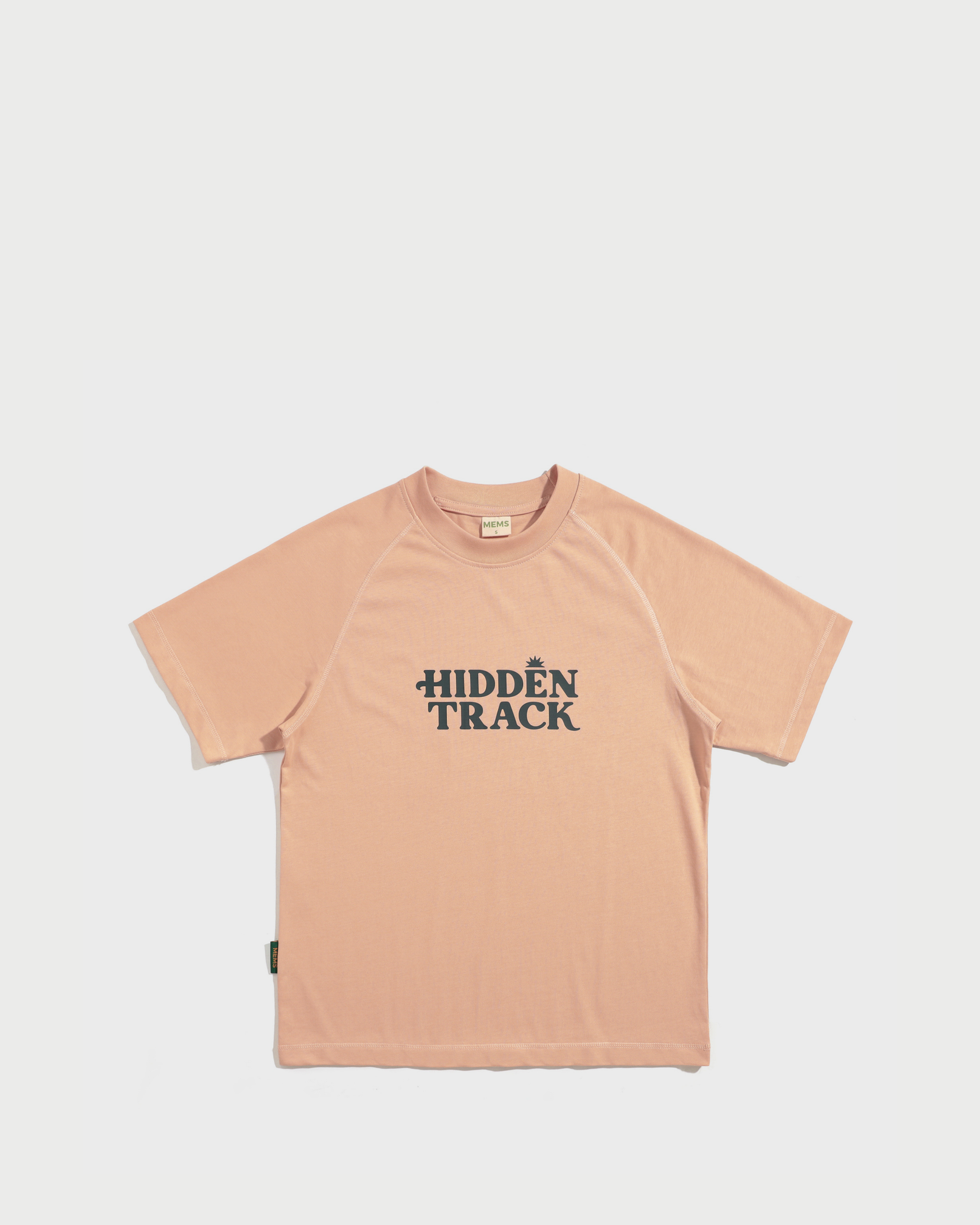 Hidden Track oversized raglan Sunset Orange
