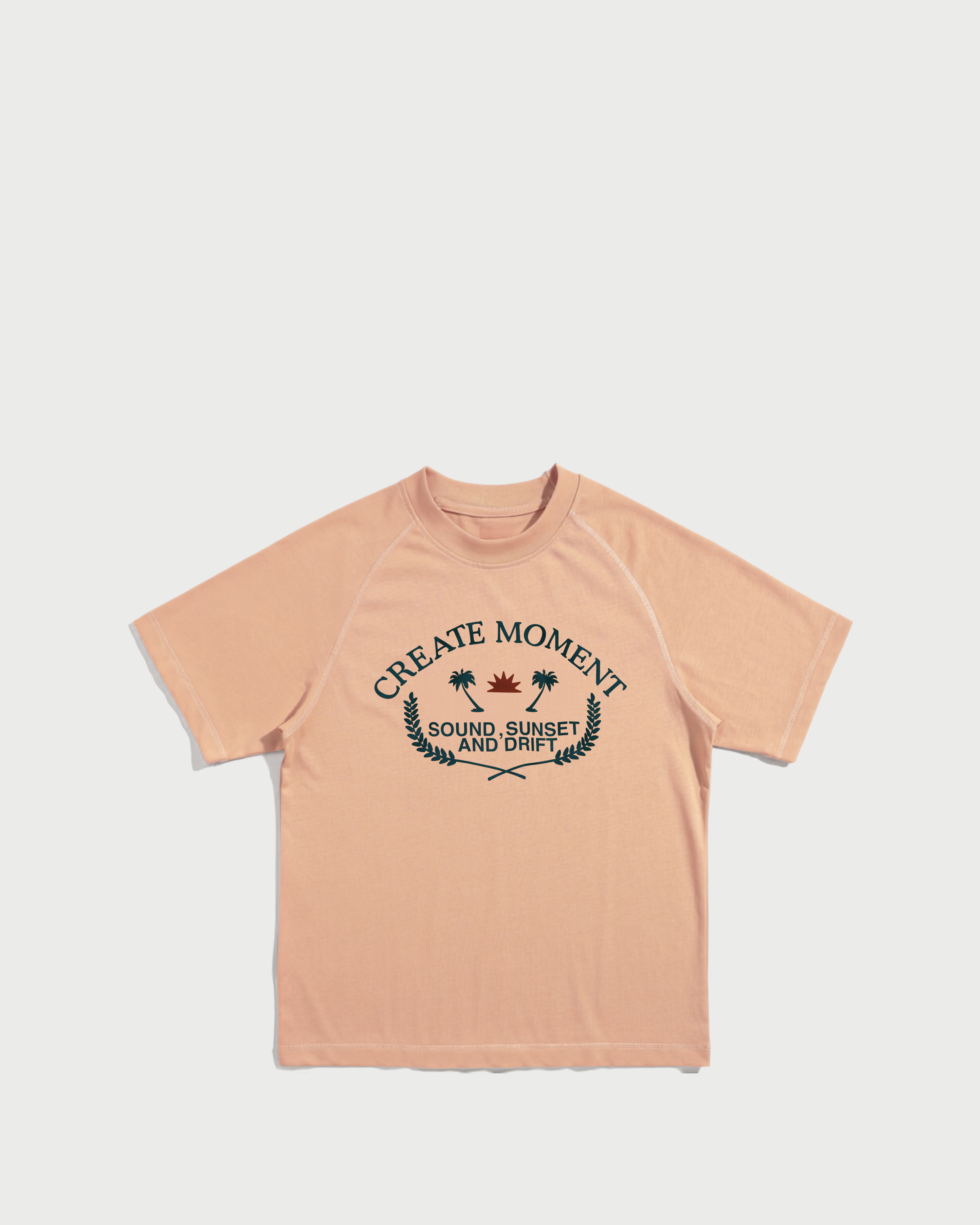Create Moment oversized raglan Sunset Orange
