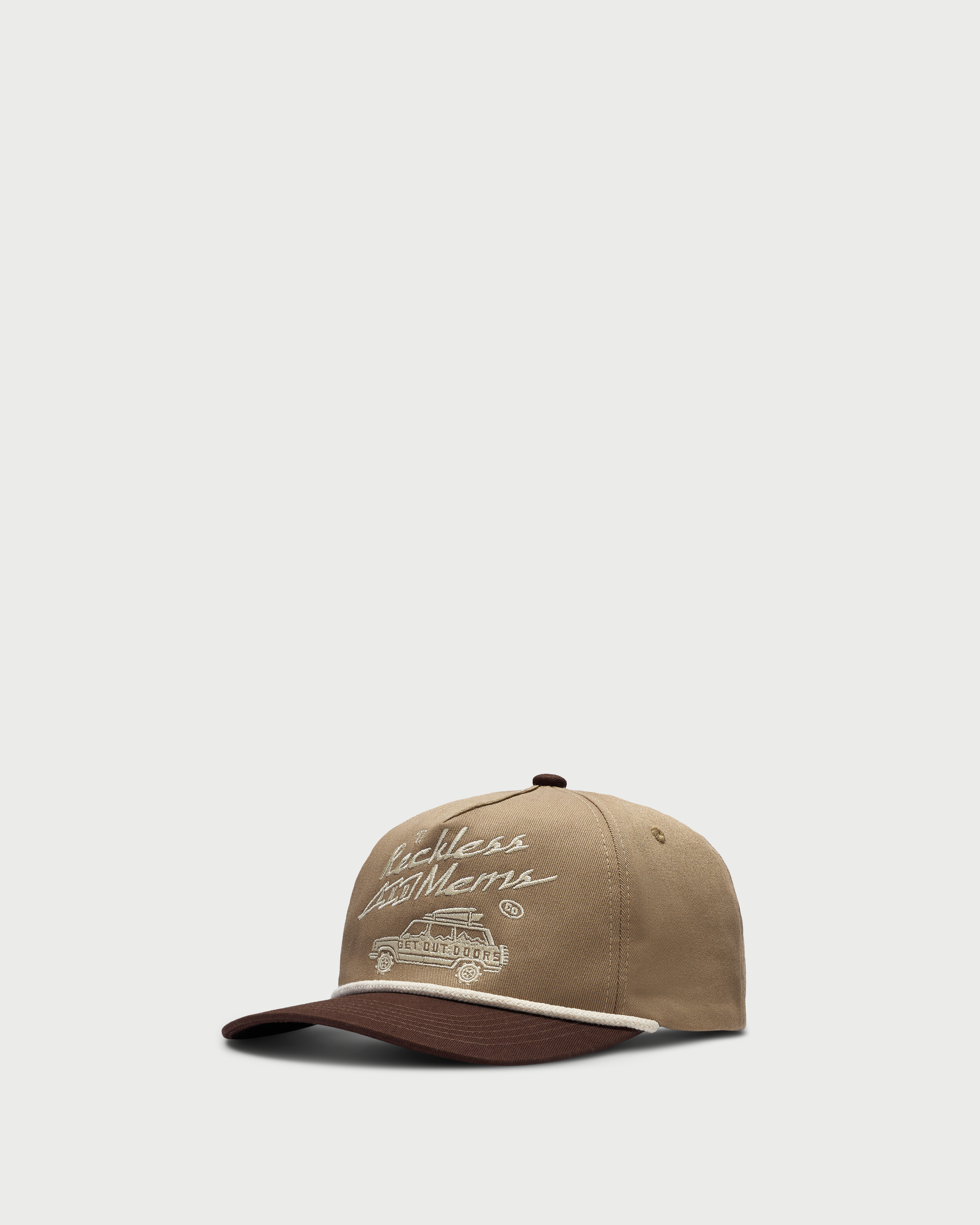 Nón Reckless x Mems 2026 snapback form mềm Charcoal