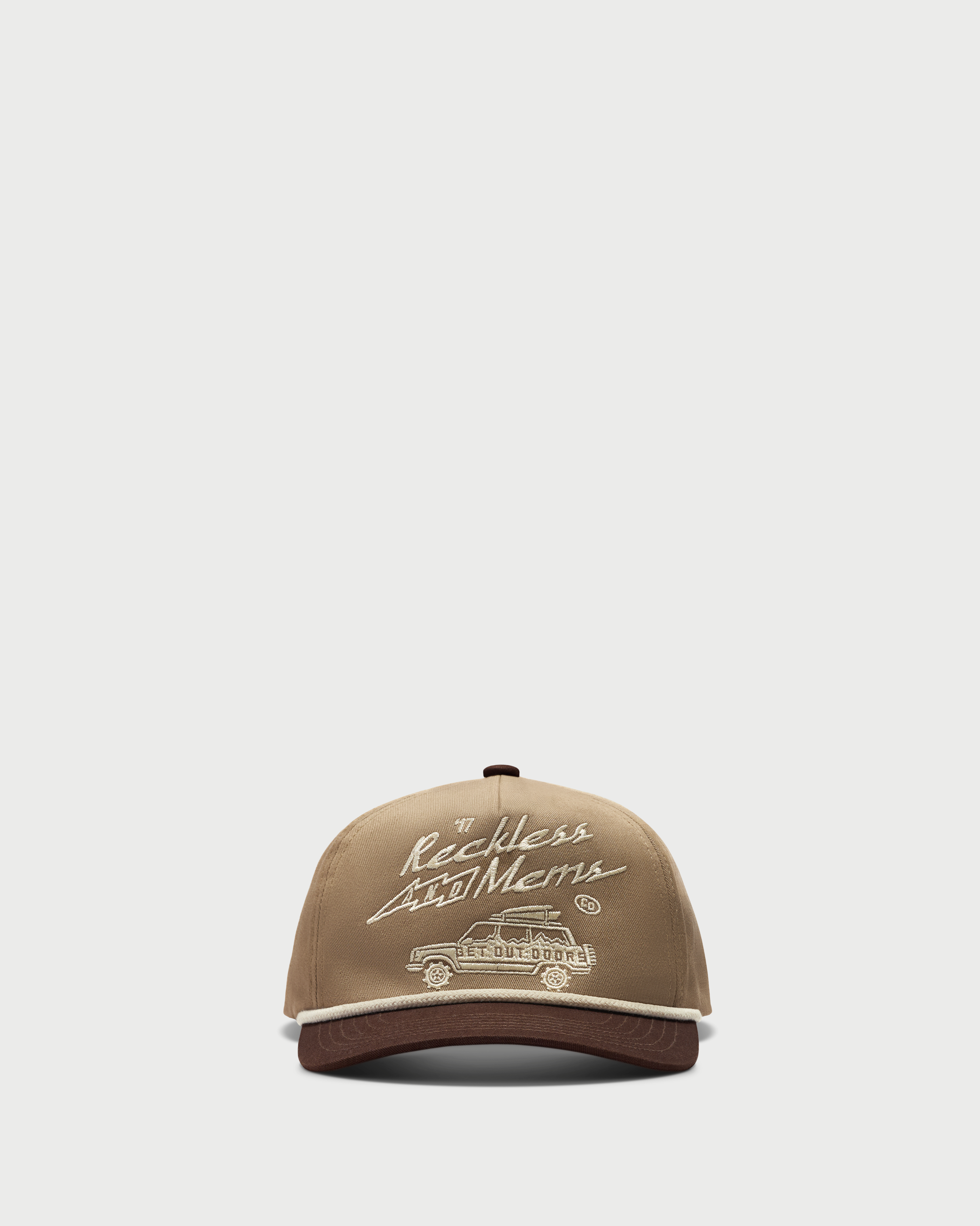 Nón Reckless x Mems snapback form mềm Charcoal