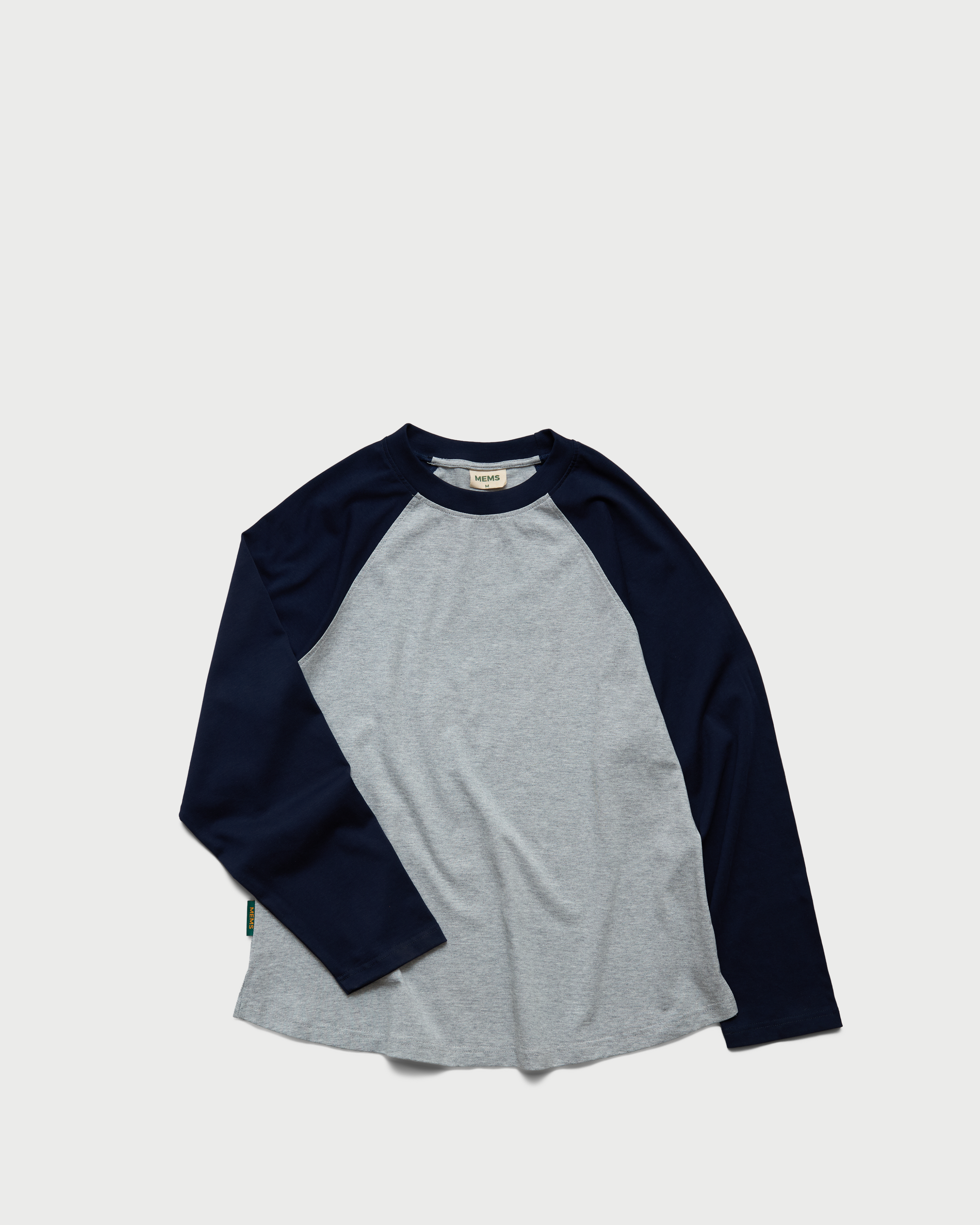 Flexible oversized raglan long sleeve Grey Navy