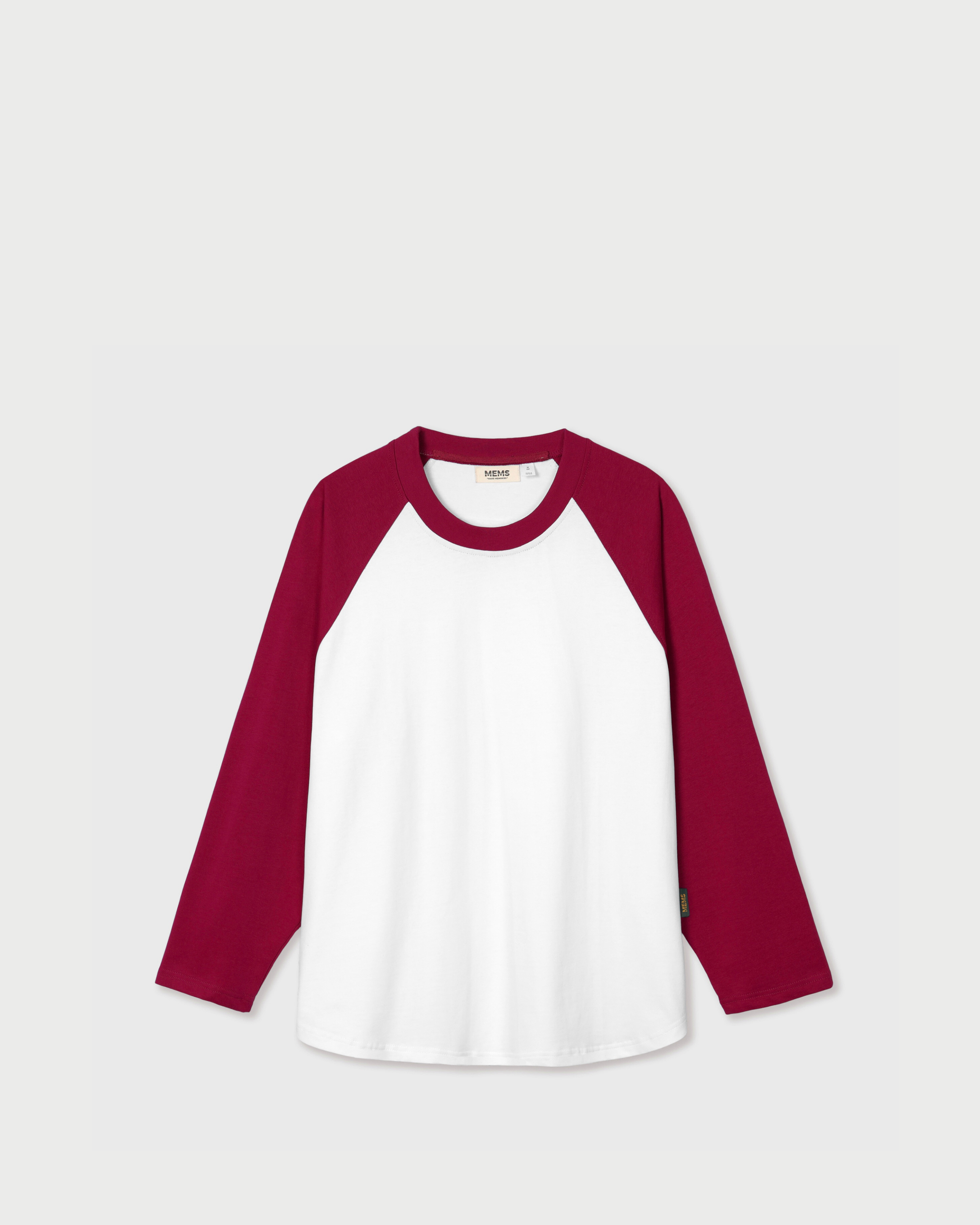 Flexible oversized raglan long sleeve White Plum
