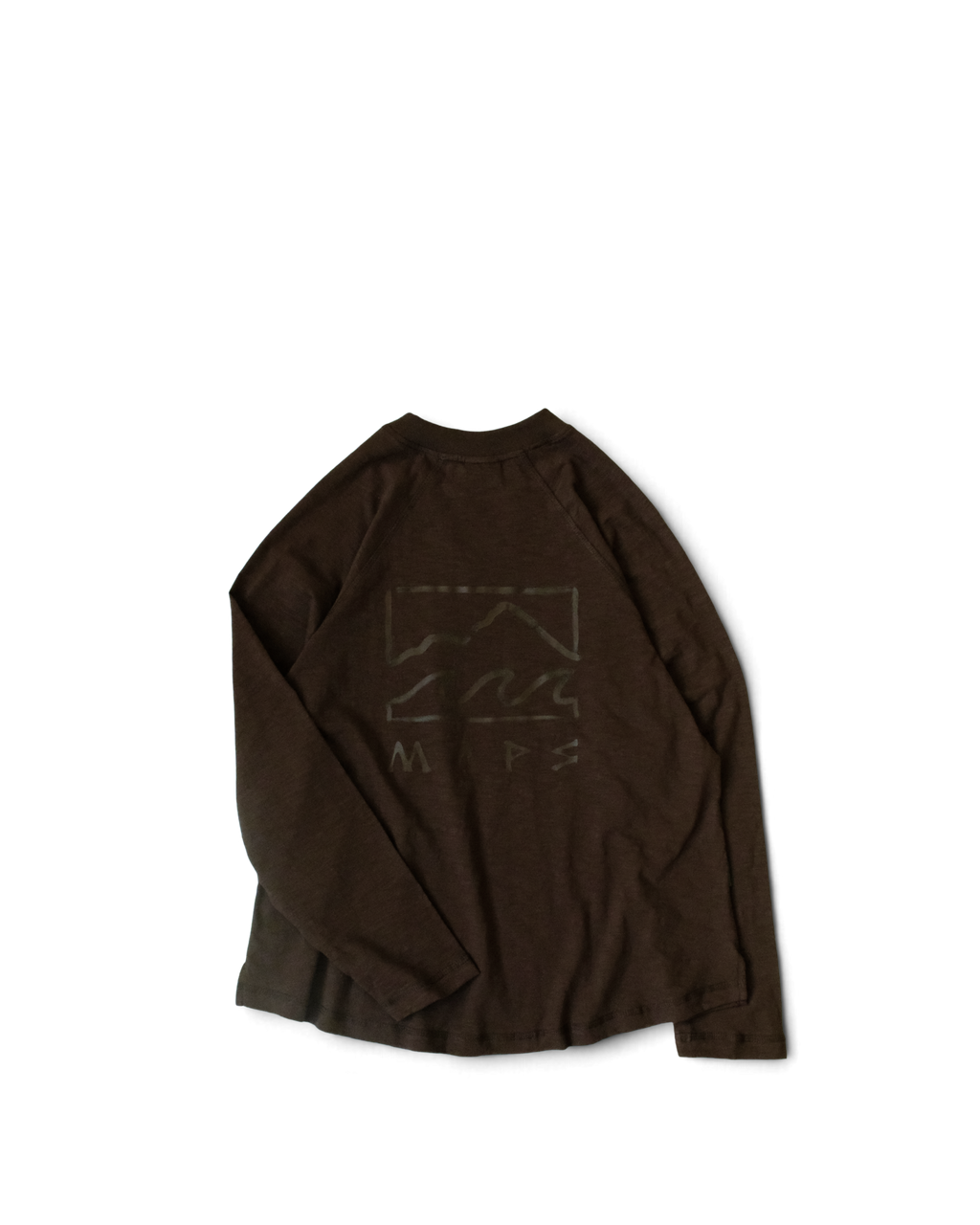 Maps oversized raglan long sleeve Dark Brown