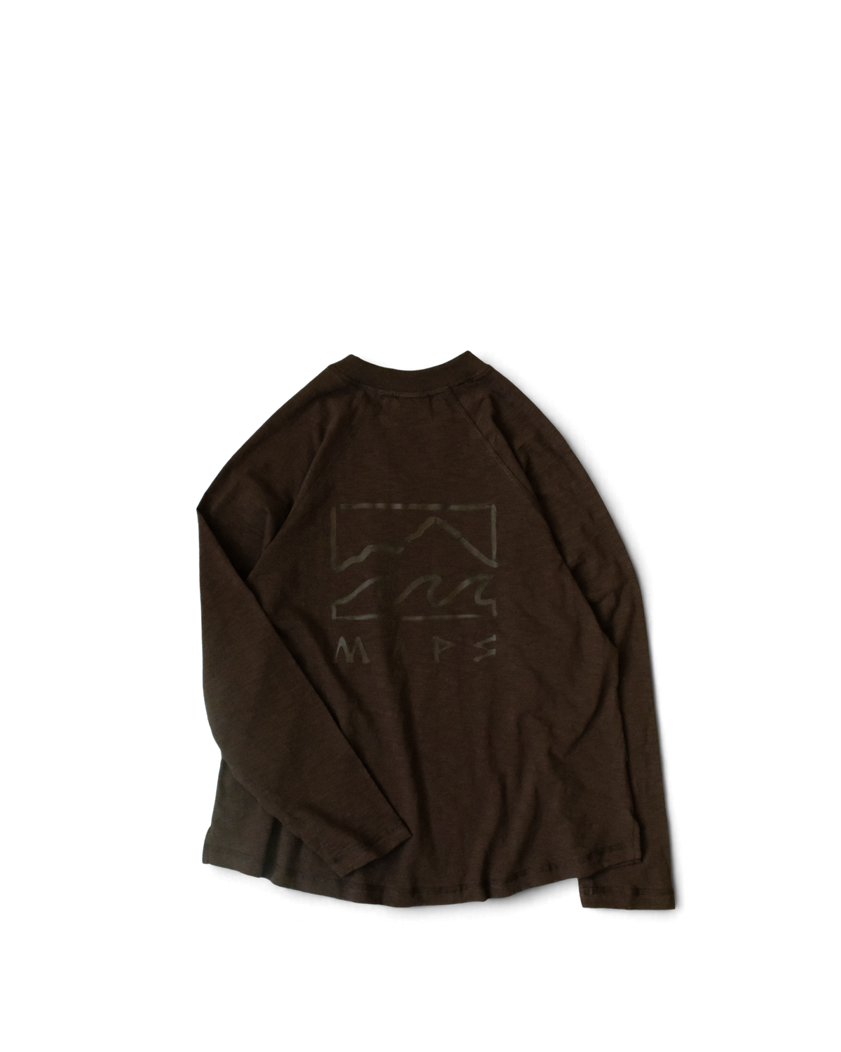 Maps oversized raglan long sleeve Dark Brown