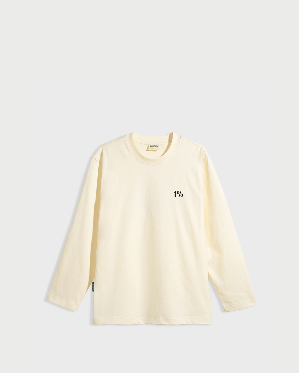 Memory oversized long sleeve Coconut Milk