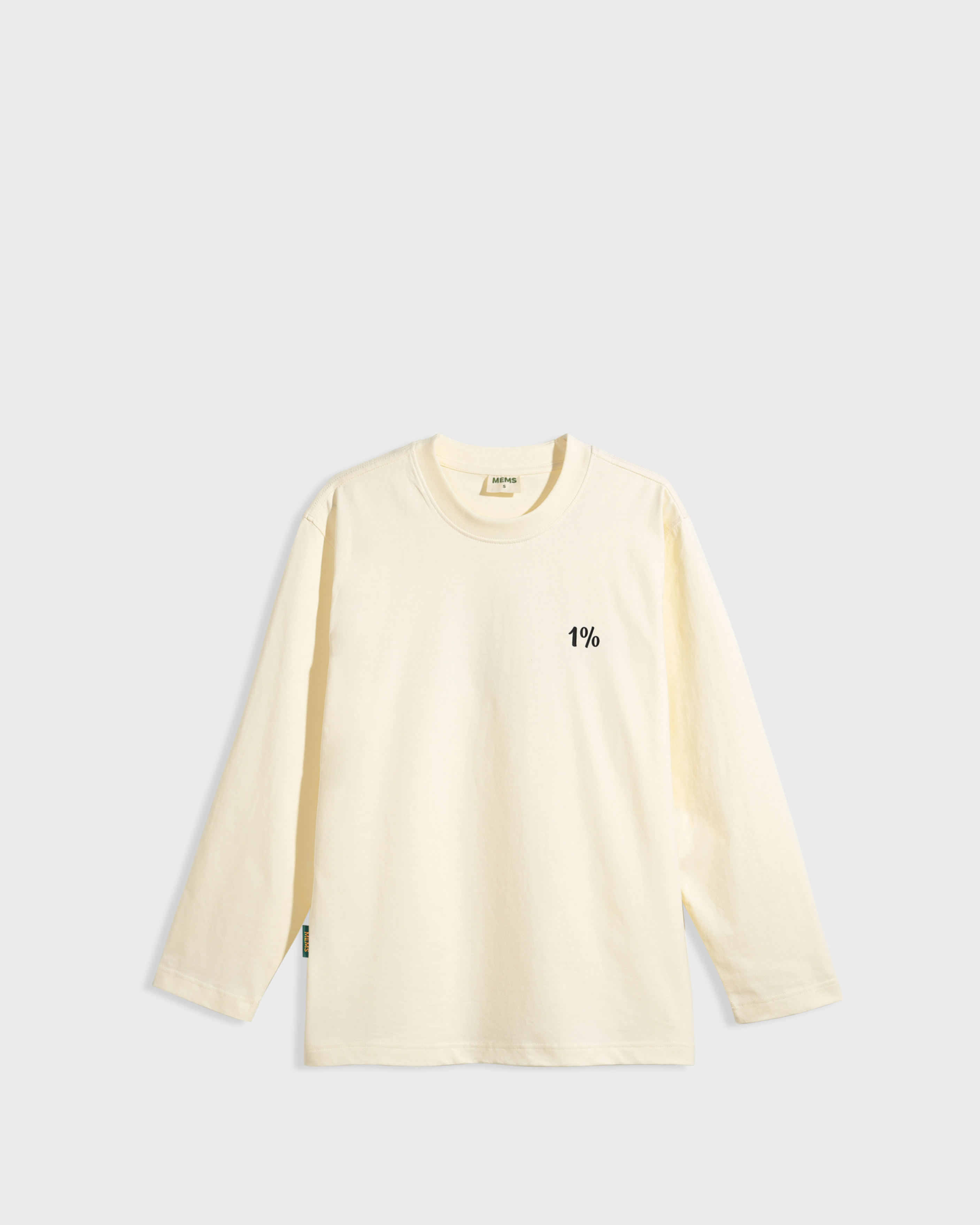 Memory oversized long sleeve Coconut Milk