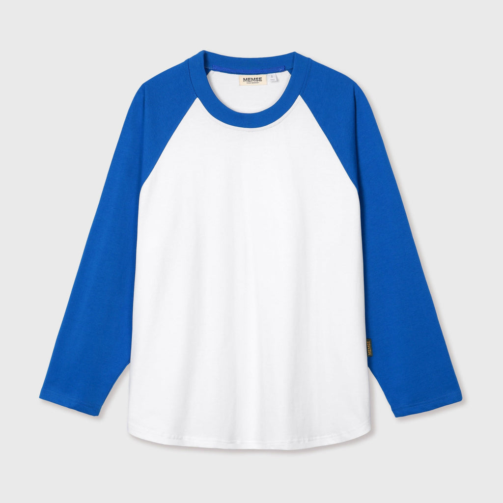 𝐅𝐥𝐞𝐱𝐢𝐛𝐥𝐞 𝐫𝐚𝐠𝐥𝐚𝐧 𝐥𝐨𝐧𝐠 𝐬𝐥𝐞𝐞𝐯𝐞 White Blue