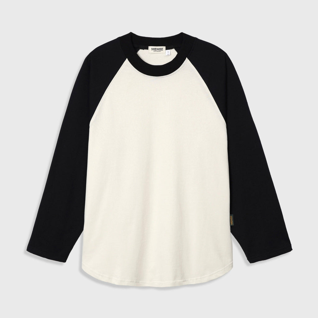 𝐅𝐥𝐞𝐱𝐢𝐛𝐥𝐞 𝐫𝐚𝐠𝐥𝐚𝐧 𝐥𝐨𝐧𝐠 𝐬𝐥𝐞𝐞𝐯𝐞 Cream Black