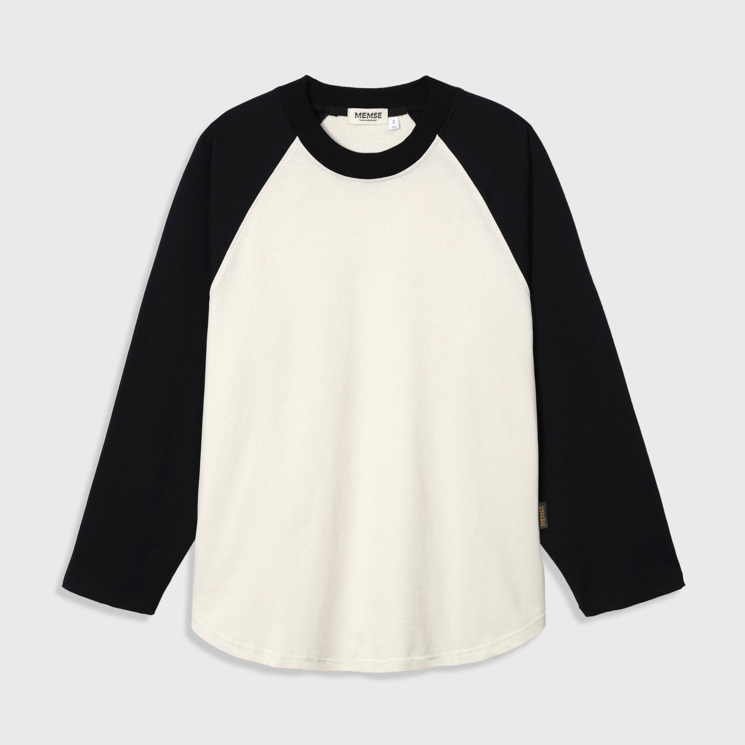 𝐅𝐥𝐞𝐱𝐢𝐛𝐥𝐞 𝐫𝐚𝐠𝐥𝐚𝐧 𝐥𝐨𝐧𝐠 𝐬𝐥𝐞𝐞𝐯𝐞 Cream Black