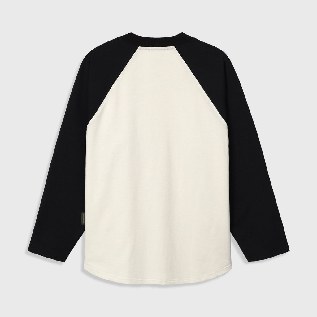 𝐅𝐥𝐞𝐱𝐢𝐛𝐥𝐞 𝐫𝐚𝐠𝐥𝐚𝐧 𝐥𝐨𝐧𝐠 𝐬𝐥𝐞𝐞𝐯𝐞 Cream Black