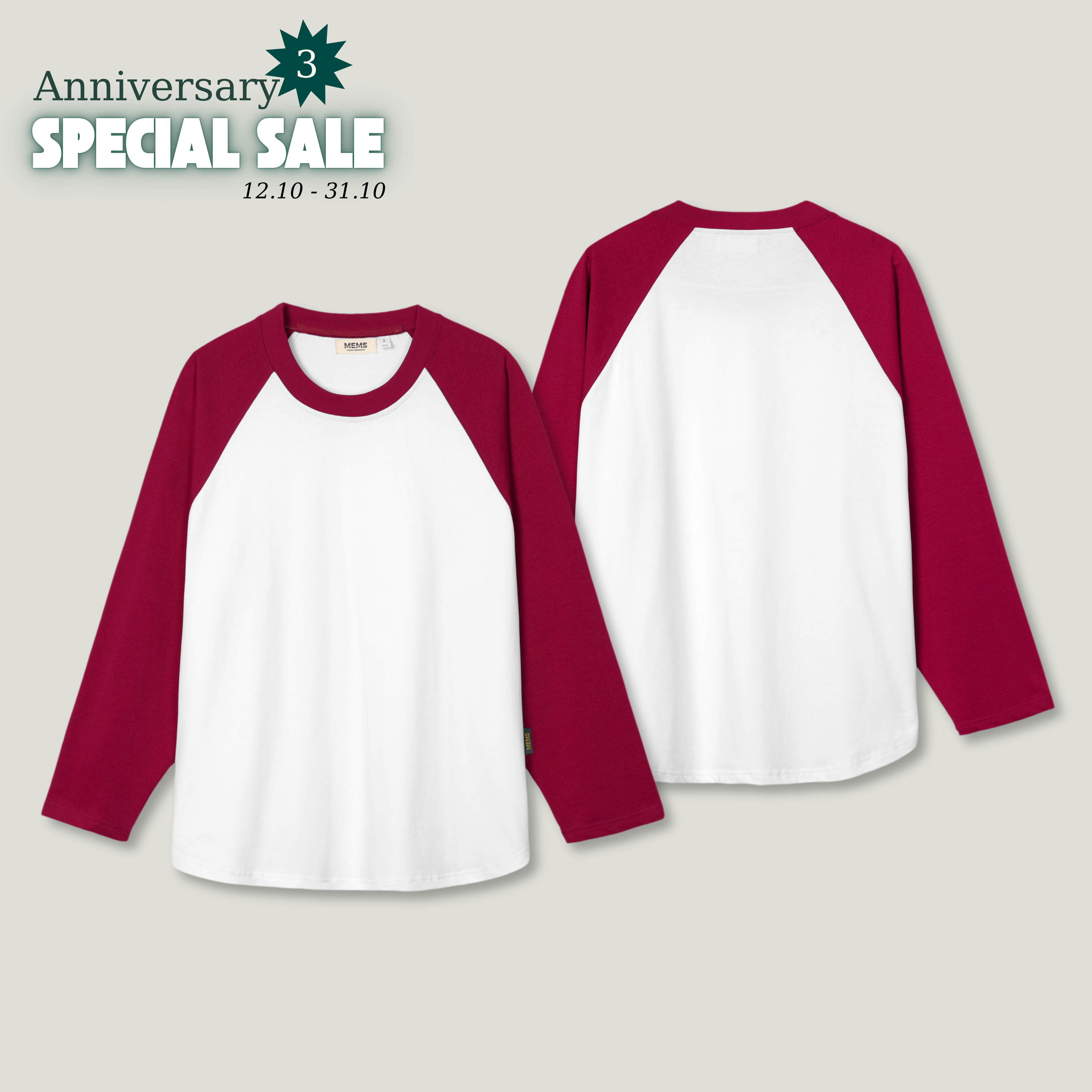 𝐅𝐥𝐞𝐱𝐢𝐛𝐥𝐞 𝐫𝐚𝐠𝐥𝐚𝐧 𝐥𝐨𝐧𝐠 𝐬𝐥𝐞𝐞𝐯𝐞 White Plum