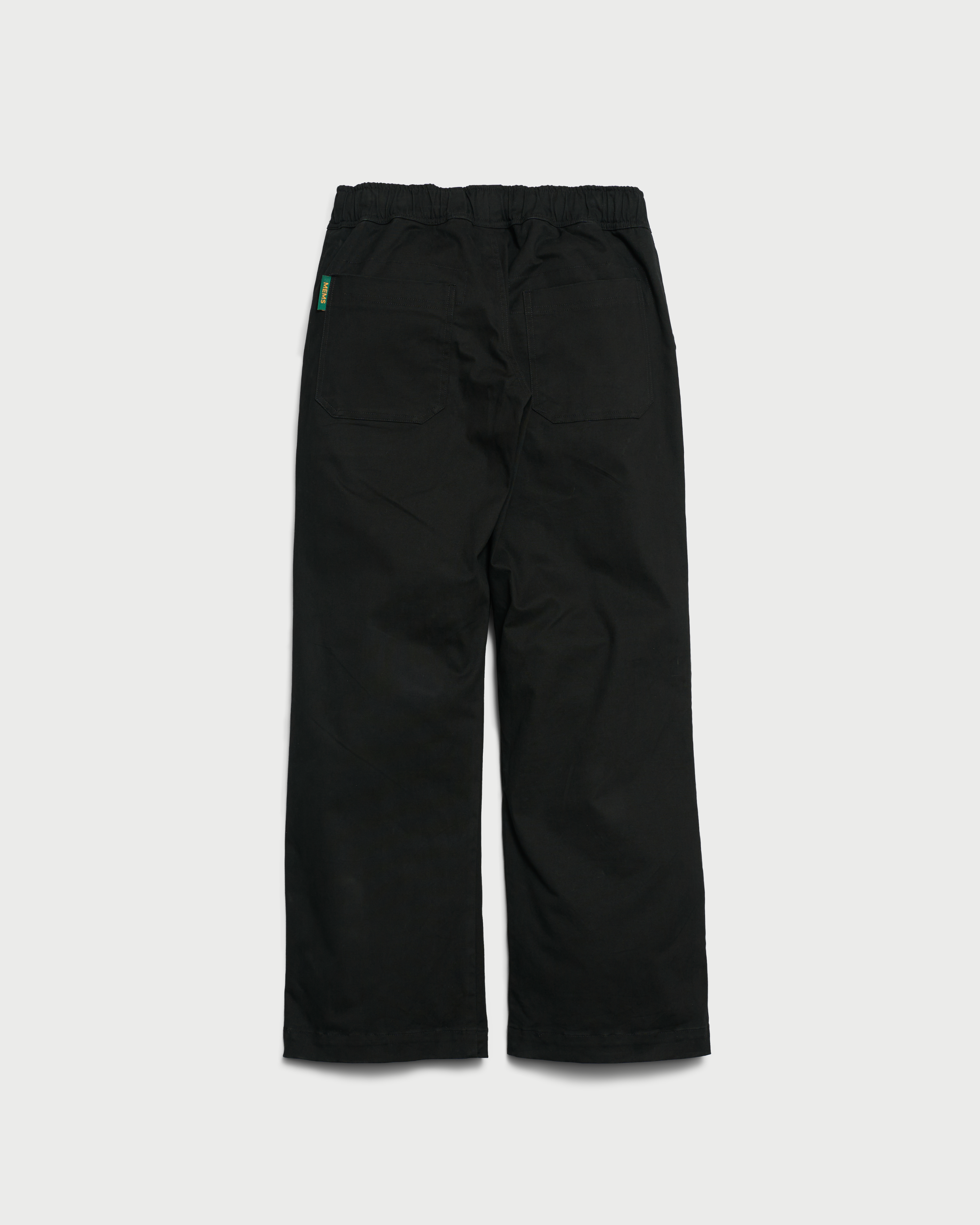 Traverse relaxed straight trousers Black