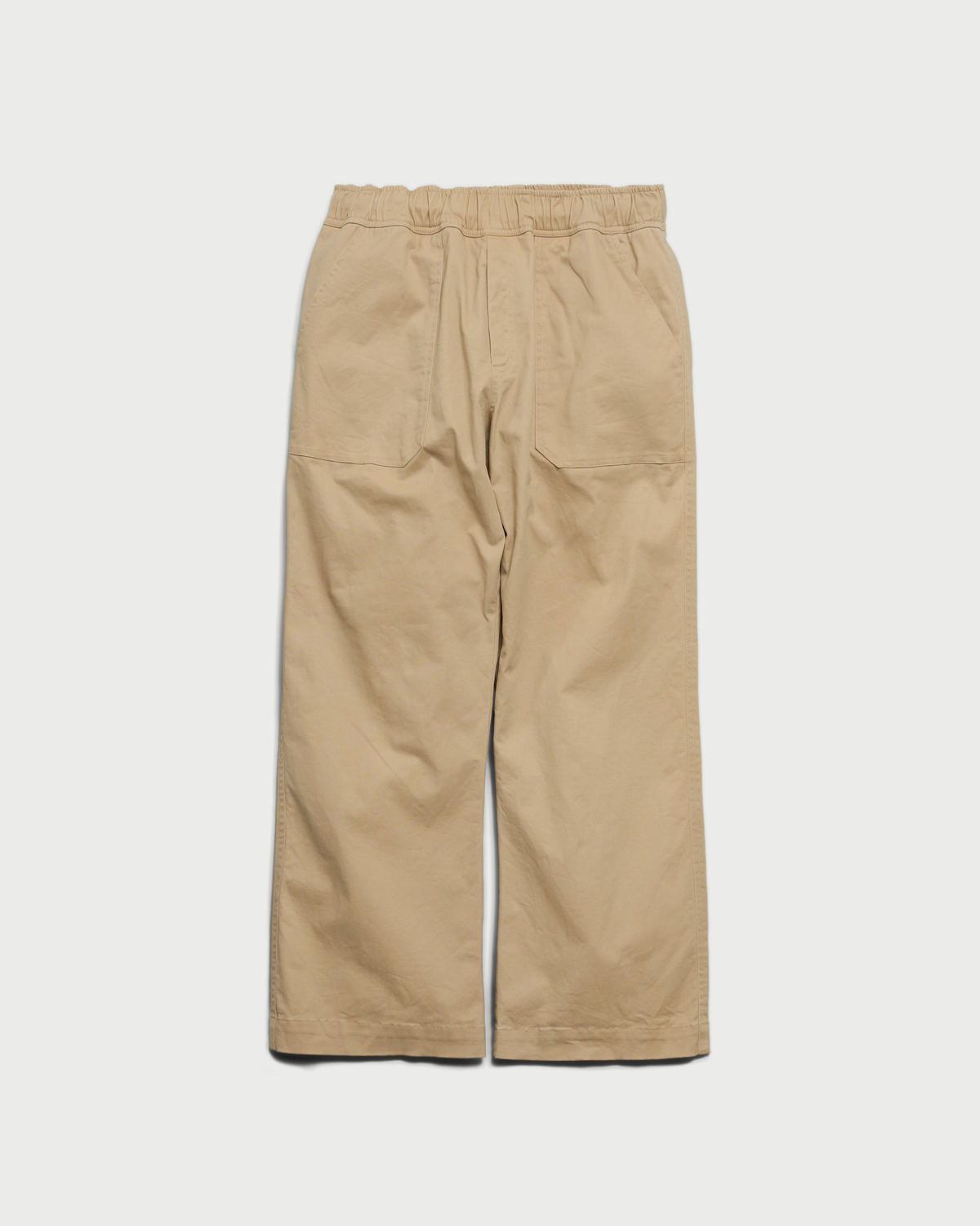 Traverse relaxed straight trousers Beige