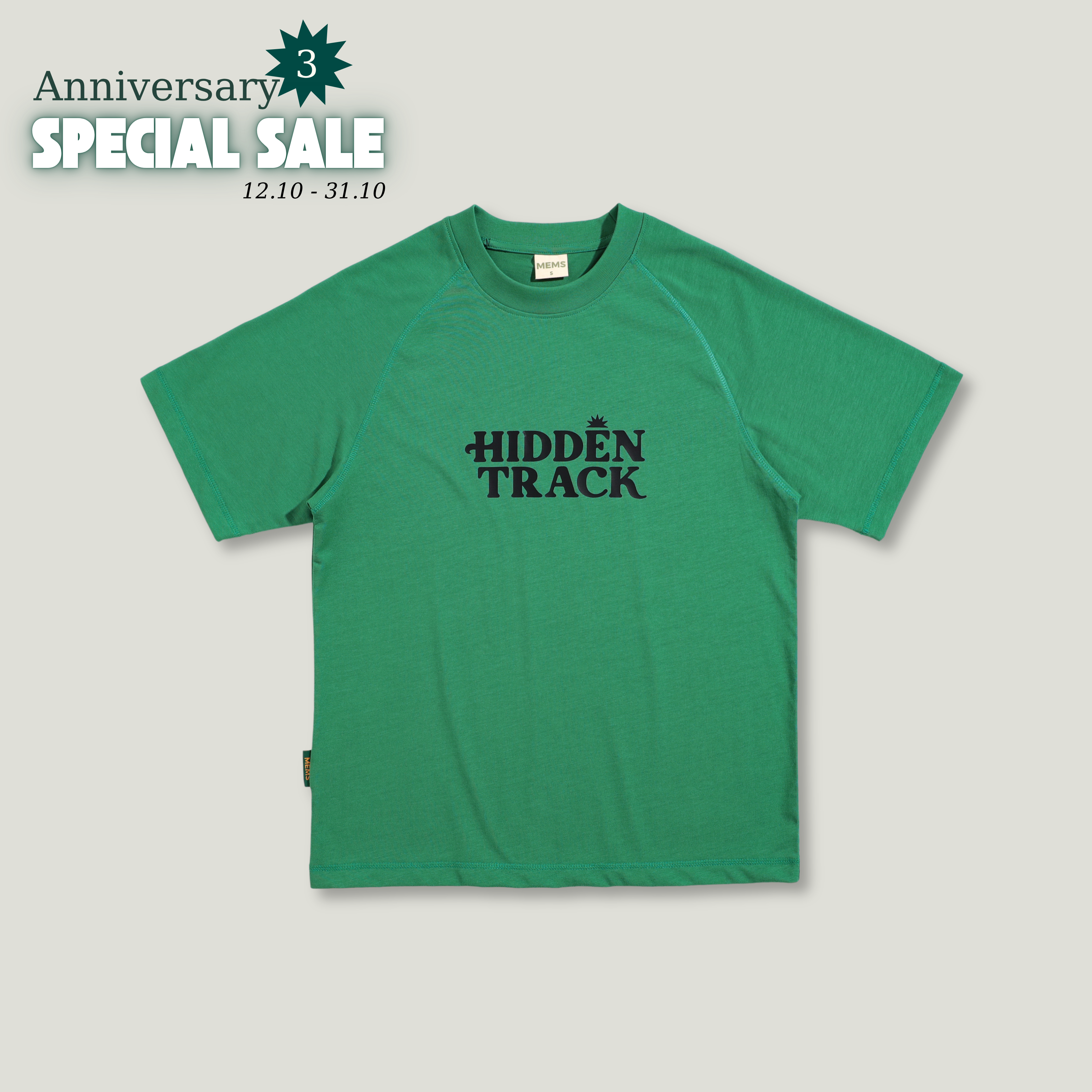 𝐇𝐢𝐝𝐝𝐞𝐧 𝐓𝐫𝐚𝐜𝐤 𝐫𝐚𝐠𝐥𝐚𝐧 Classic Green