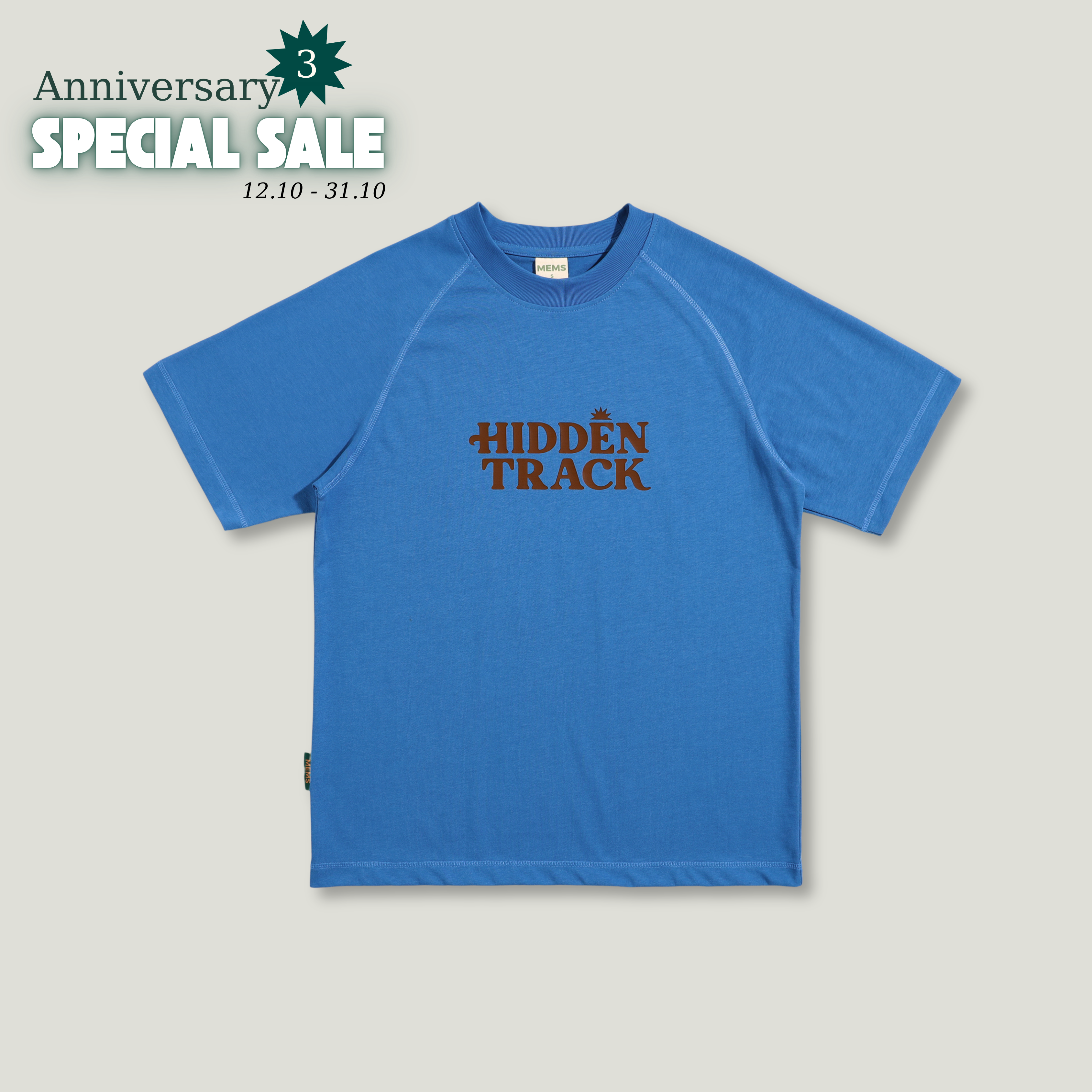 𝐇𝐢𝐝𝐝𝐞𝐧 𝐓𝐫𝐚𝐜𝐤 𝐫𝐚𝐠𝐥𝐚𝐧 Classic Blue