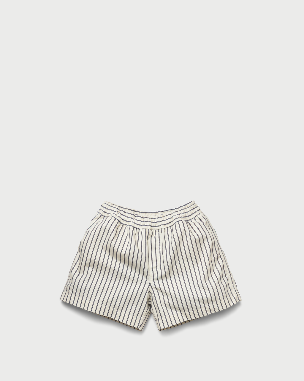 Leisure Stripe relaxed shorts Cream