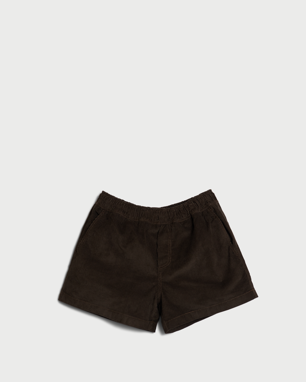 Corduroy relaxed shorts Dark Brown