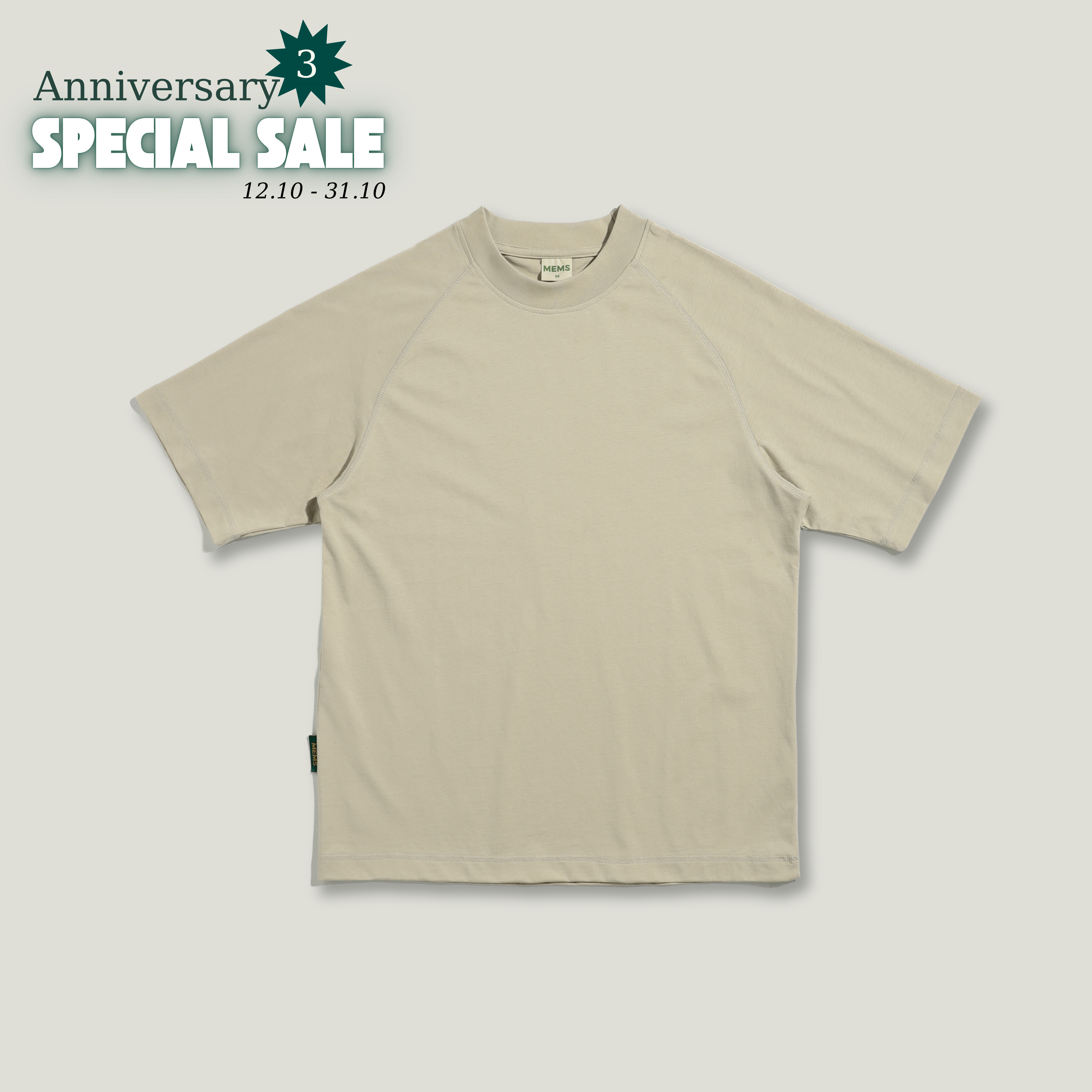 𝐒𝐨𝐥𝐢𝐝 𝐫𝐚𝐠𝐥𝐚𝐧 Beige