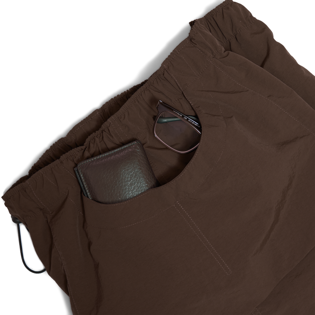 Flexible active shorts Dark Brown