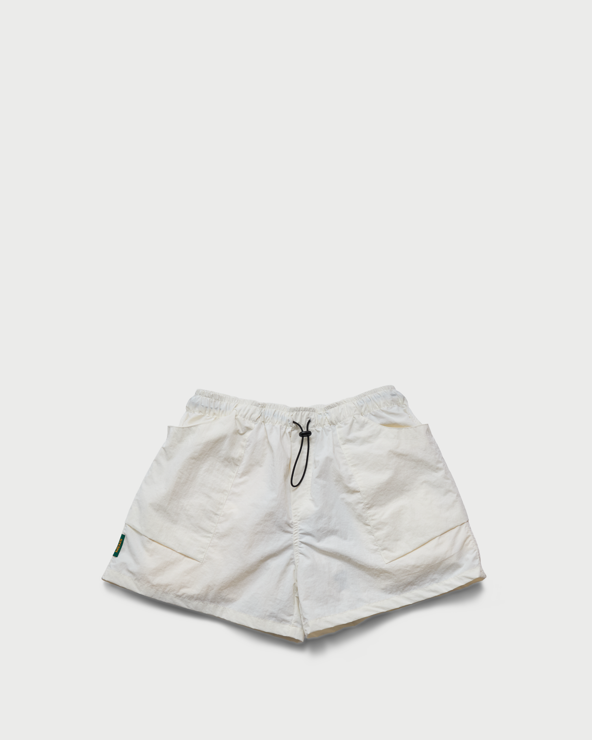 Flexible active shorts White Cream