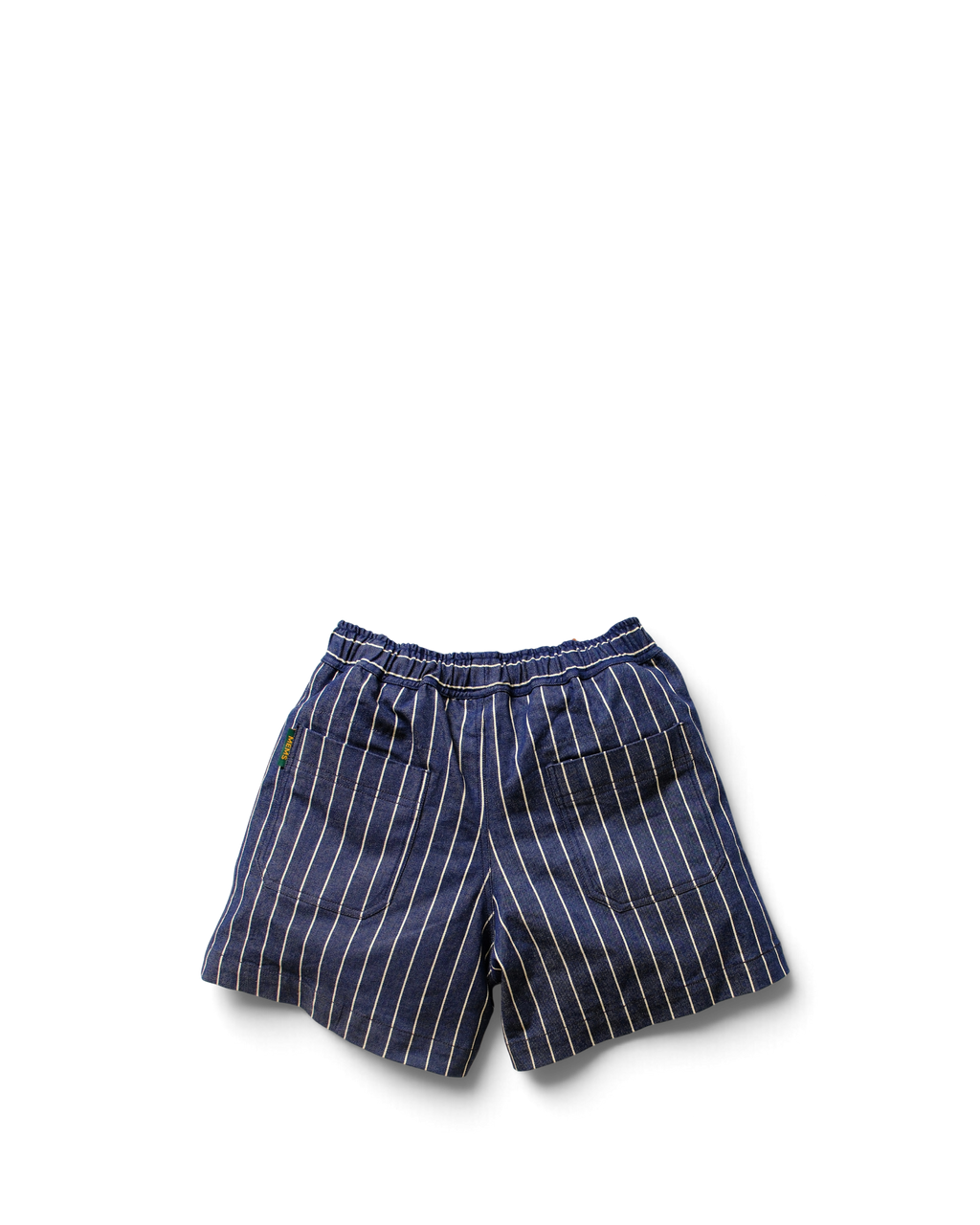 Leisure Stripe relaxed shorts Deep Denim