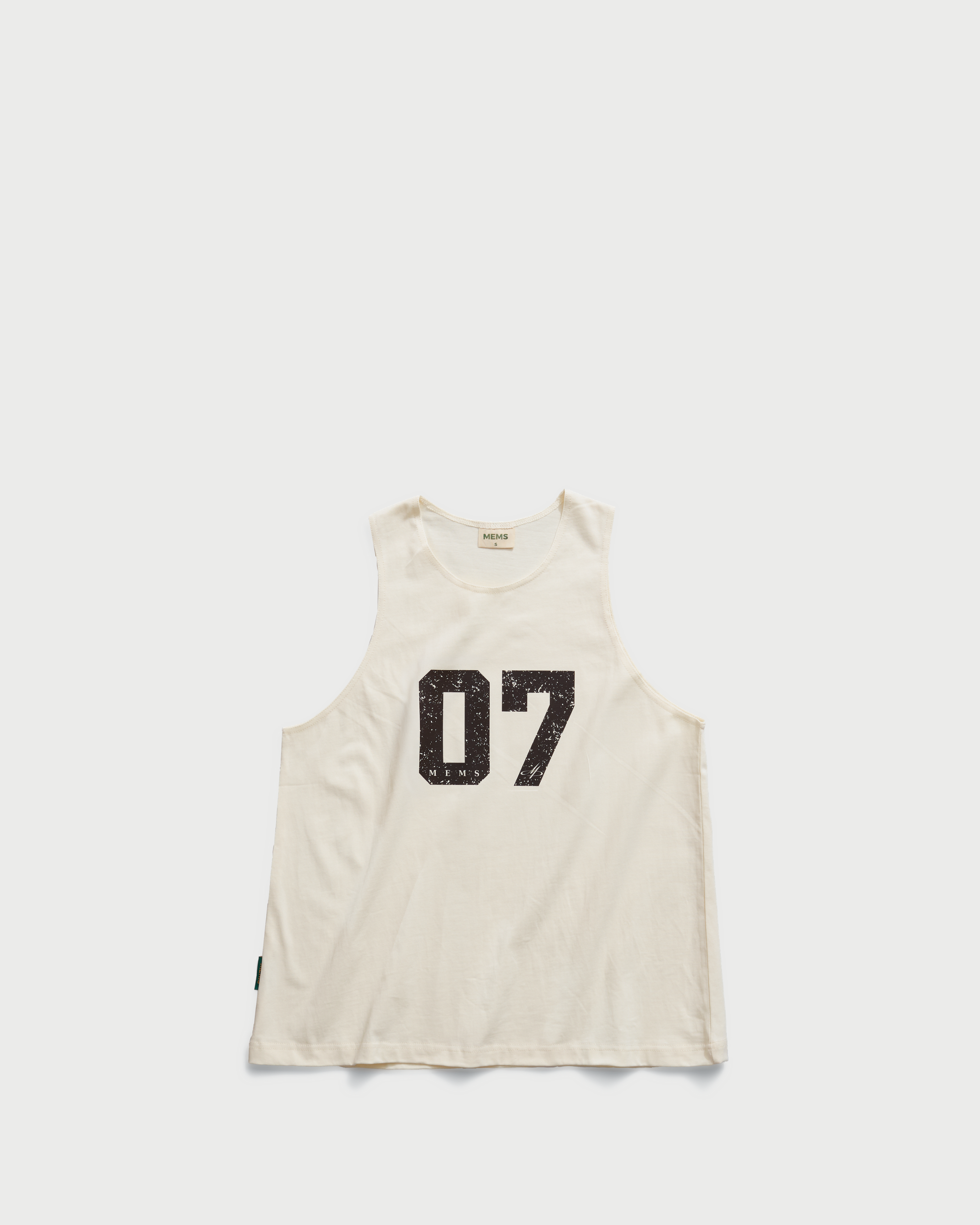 07 Unit oversized tank top Cream