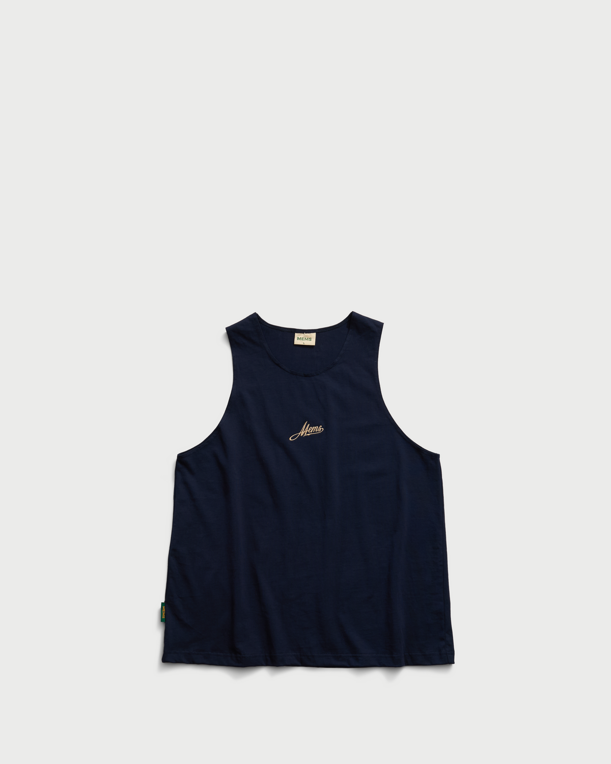 Embo Logo oversized tank top Navy