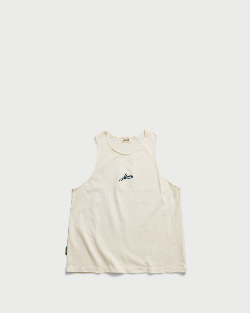 Embo Logo oversized tank top Cream