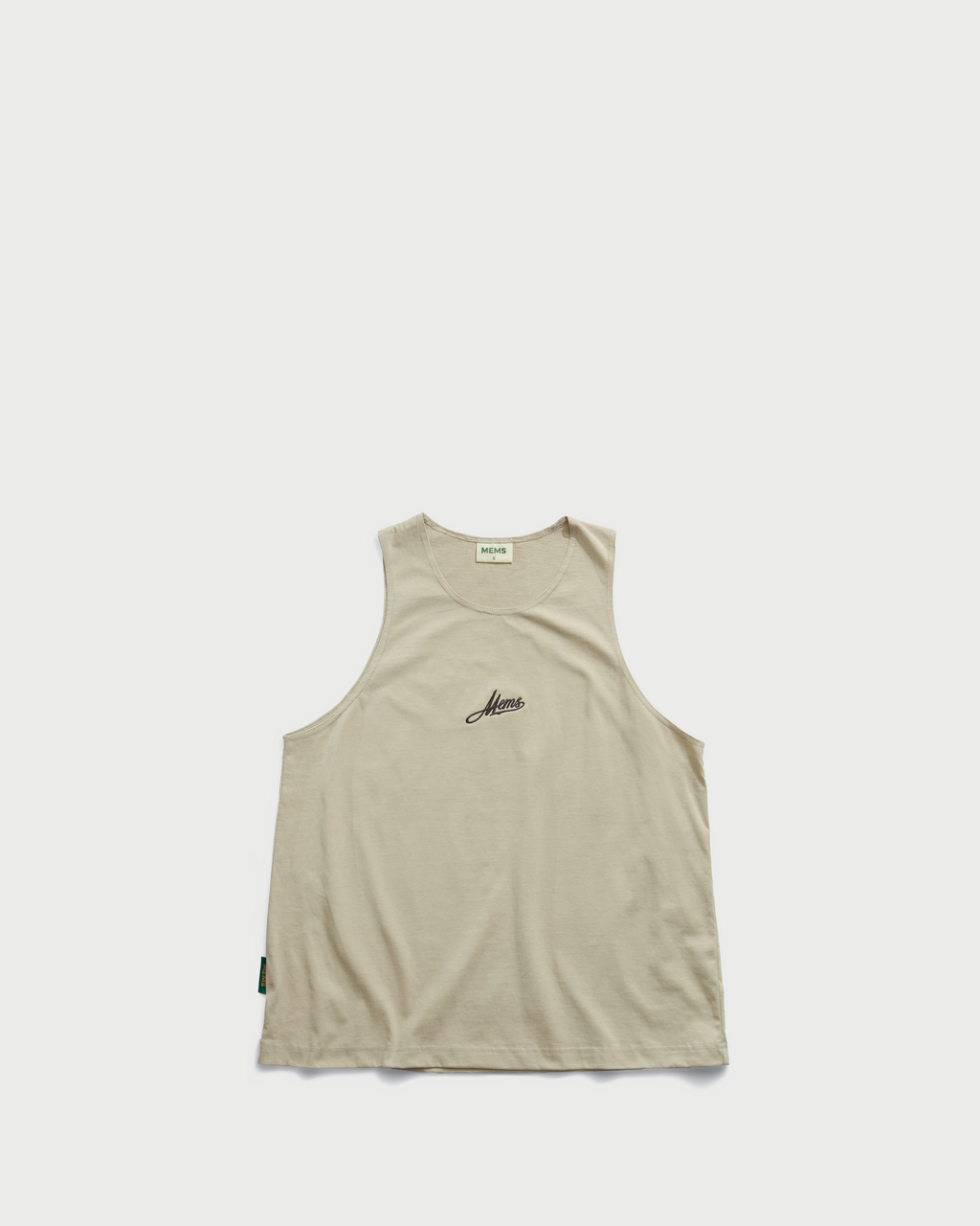 Embo Logo oversized tank top Beige