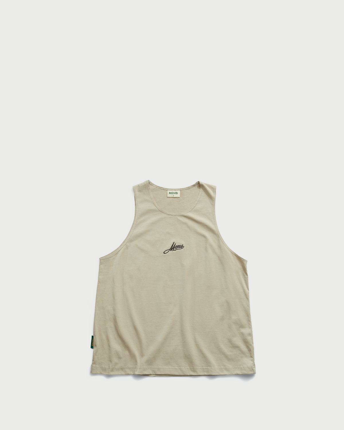 Embo Logo oversized tank top Beige