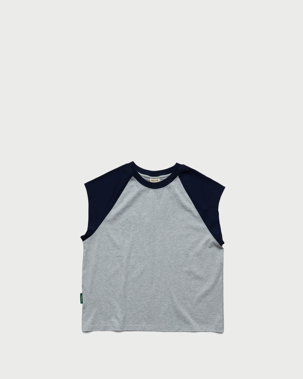 Raglan Cut-Off tank Grey