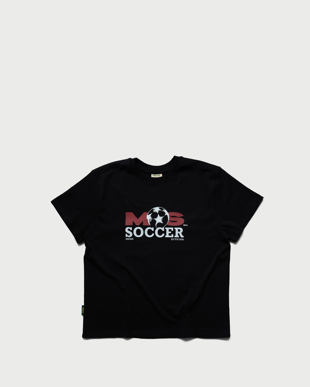 Soccer relaxed t-shirt Black