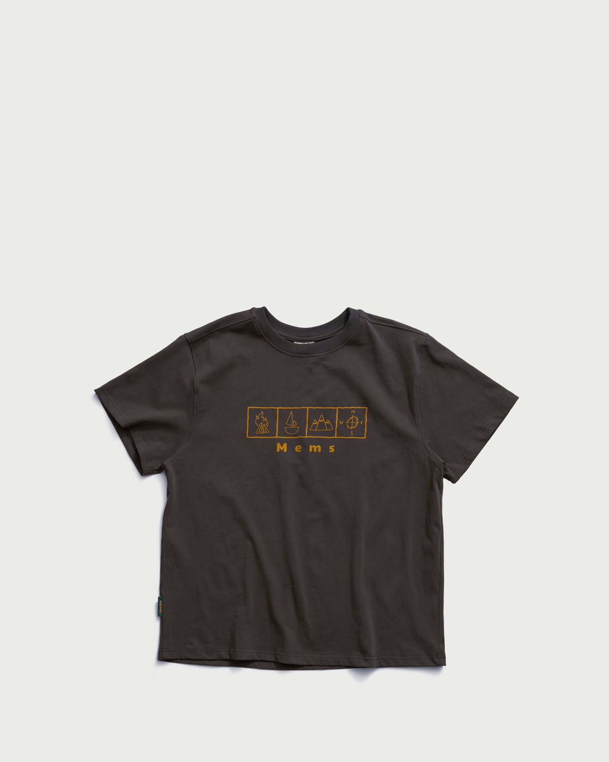 Signal relaxed t-shirt Charcoal