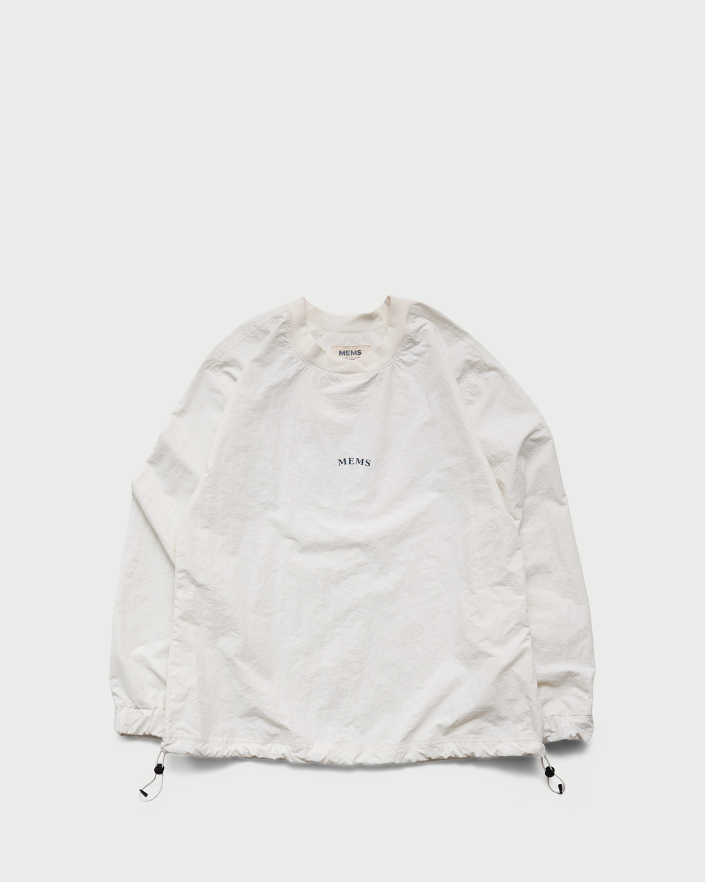 Windbreaker Pullover White Cream