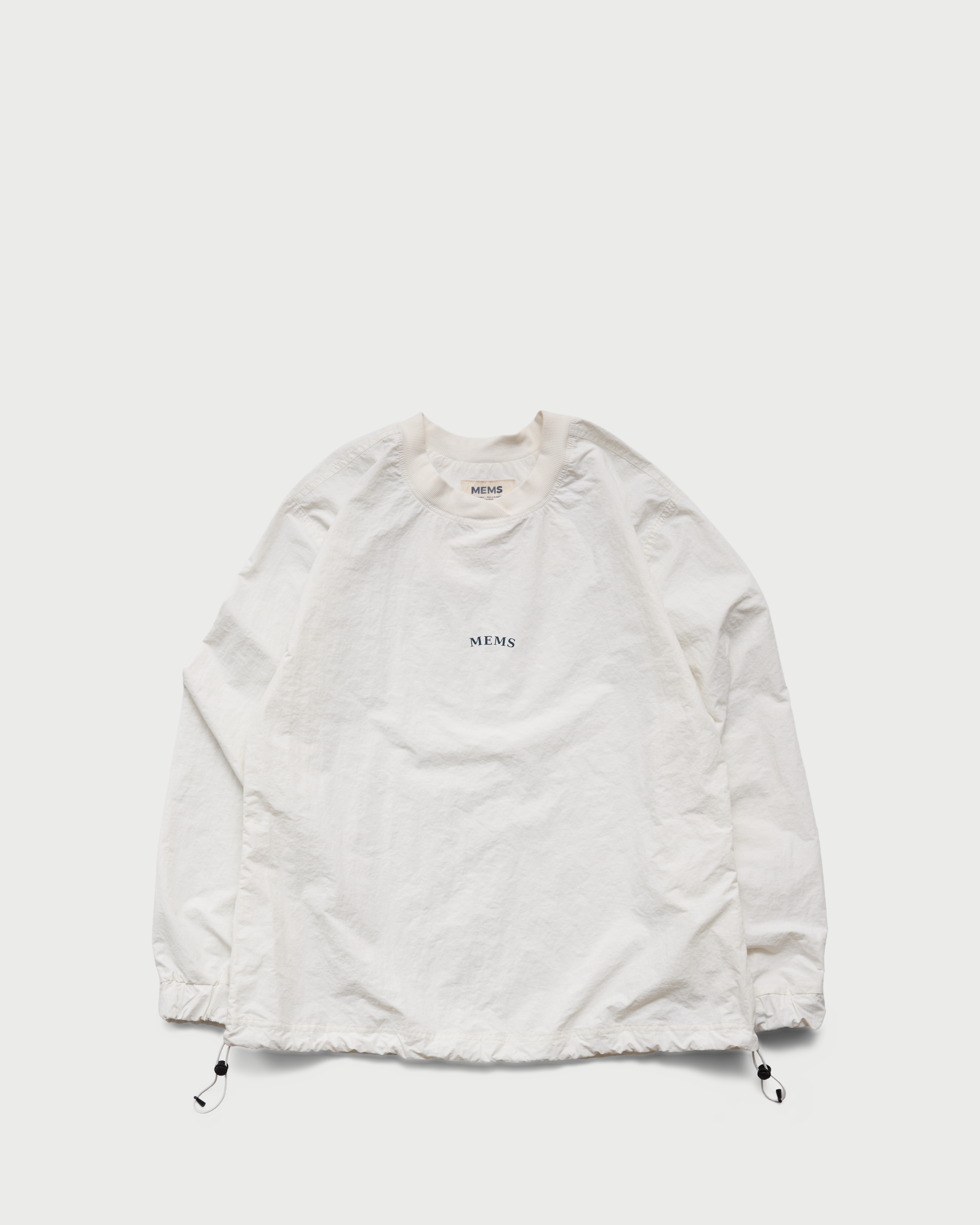 Windbreaker Pullover White Cream