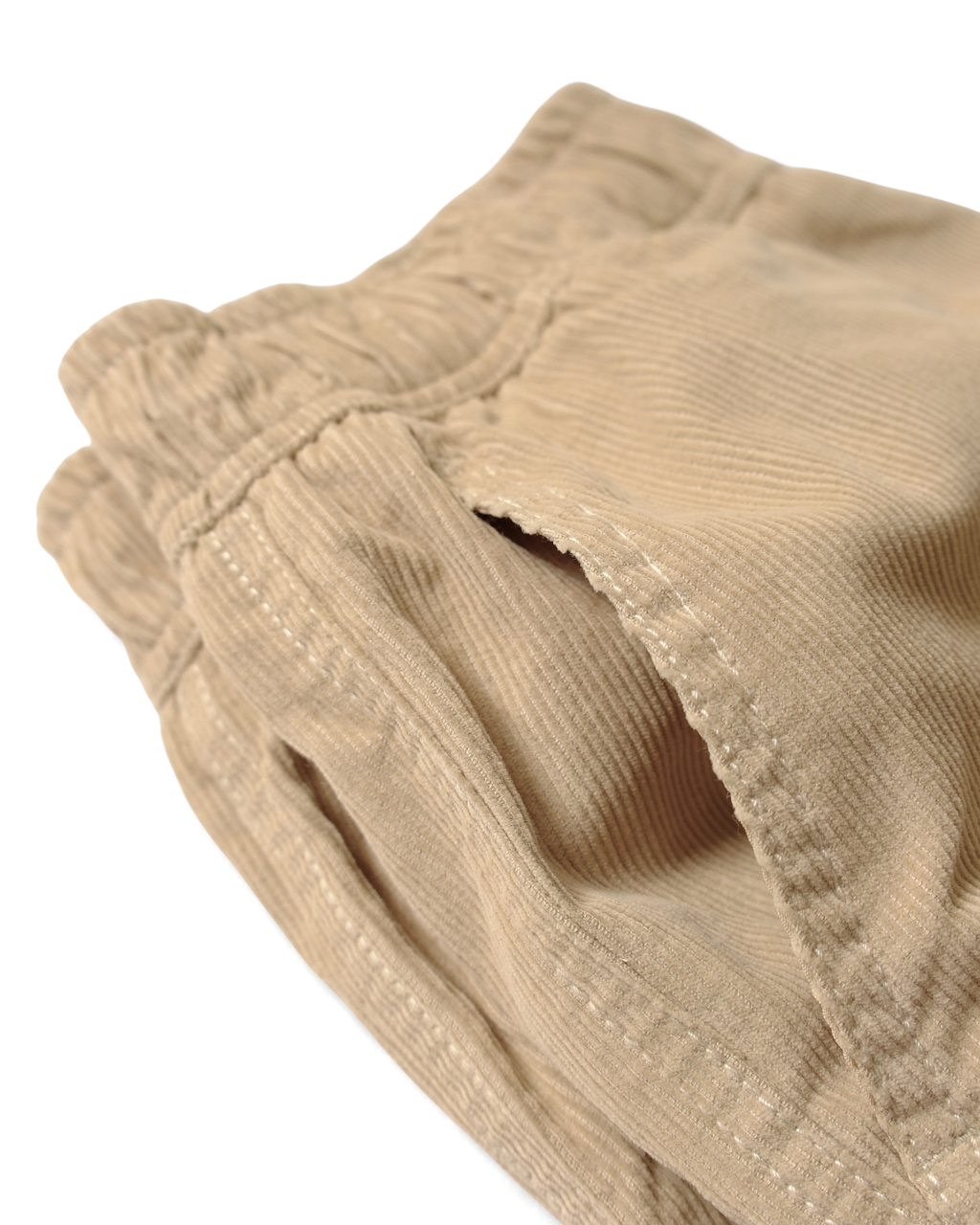 Corduroy relaxed shorts Beige