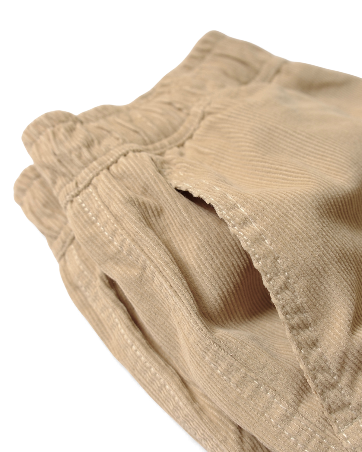 Corduroy relaxed shorts Beige