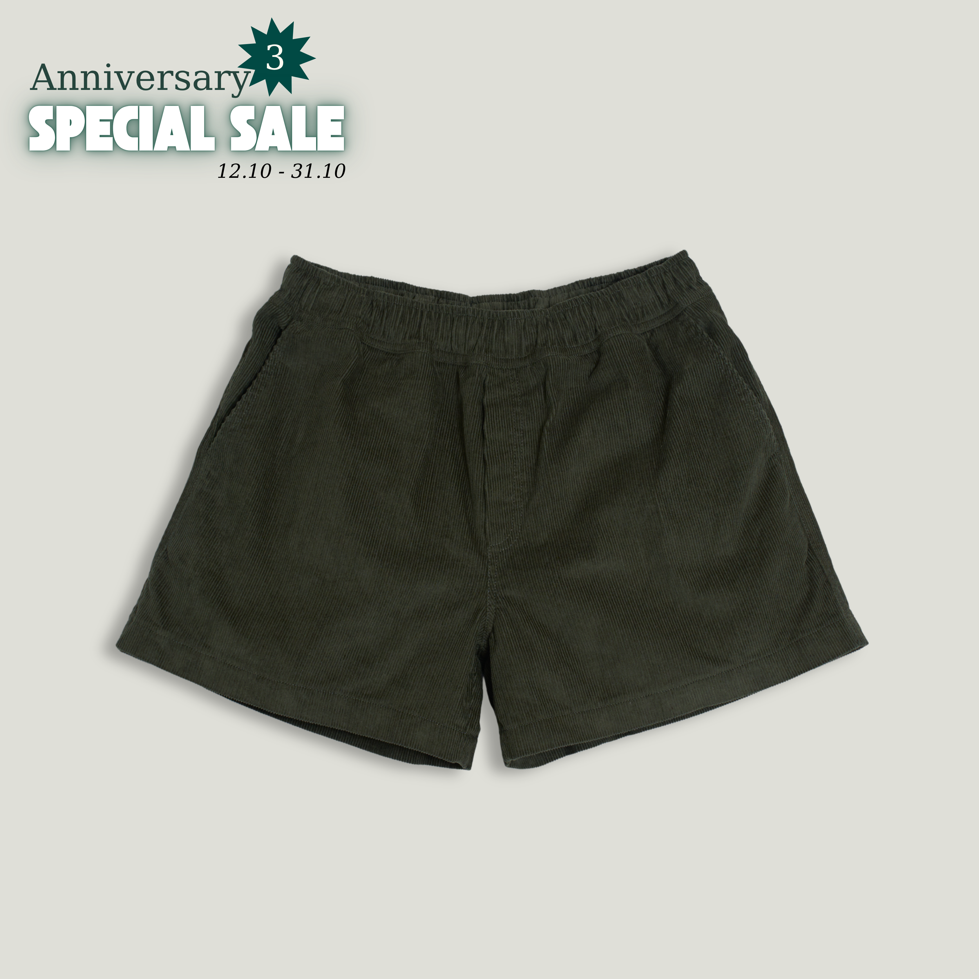 𝐂𝐨𝐫𝐝𝐮𝐫𝐨𝐲 𝐒𝐡𝐨𝐫𝐭 Moss Green