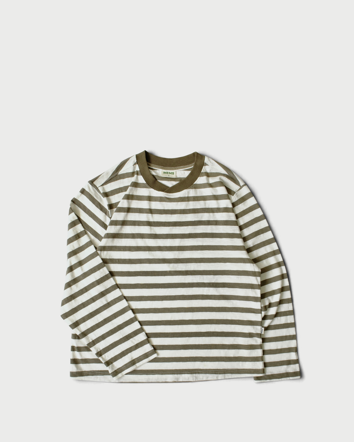 Sọc Xước oversized long sleeve Moss Green